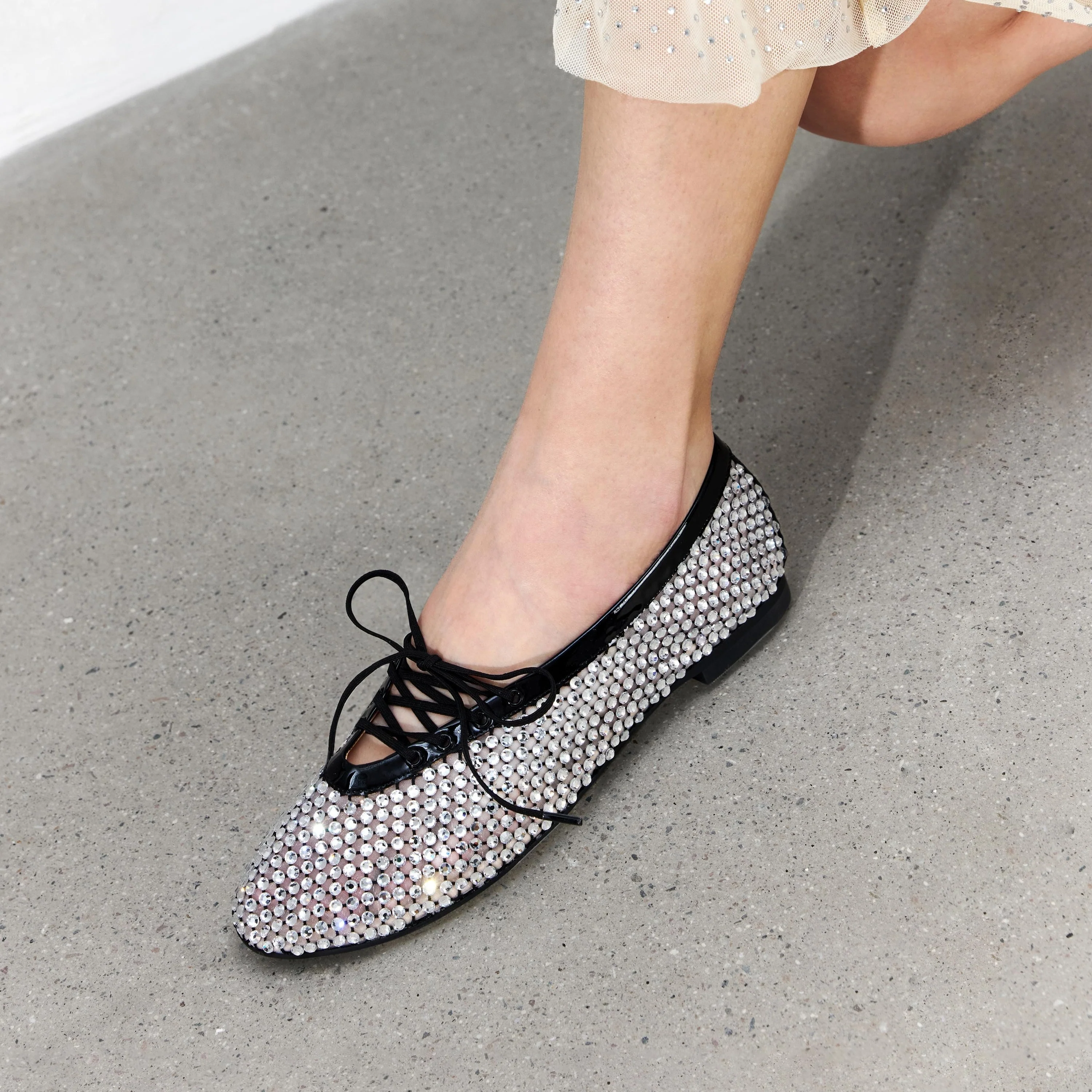 Ballet Flats - "Dreamcatcher" Ethereal Leather Flats EA916 - Image 4