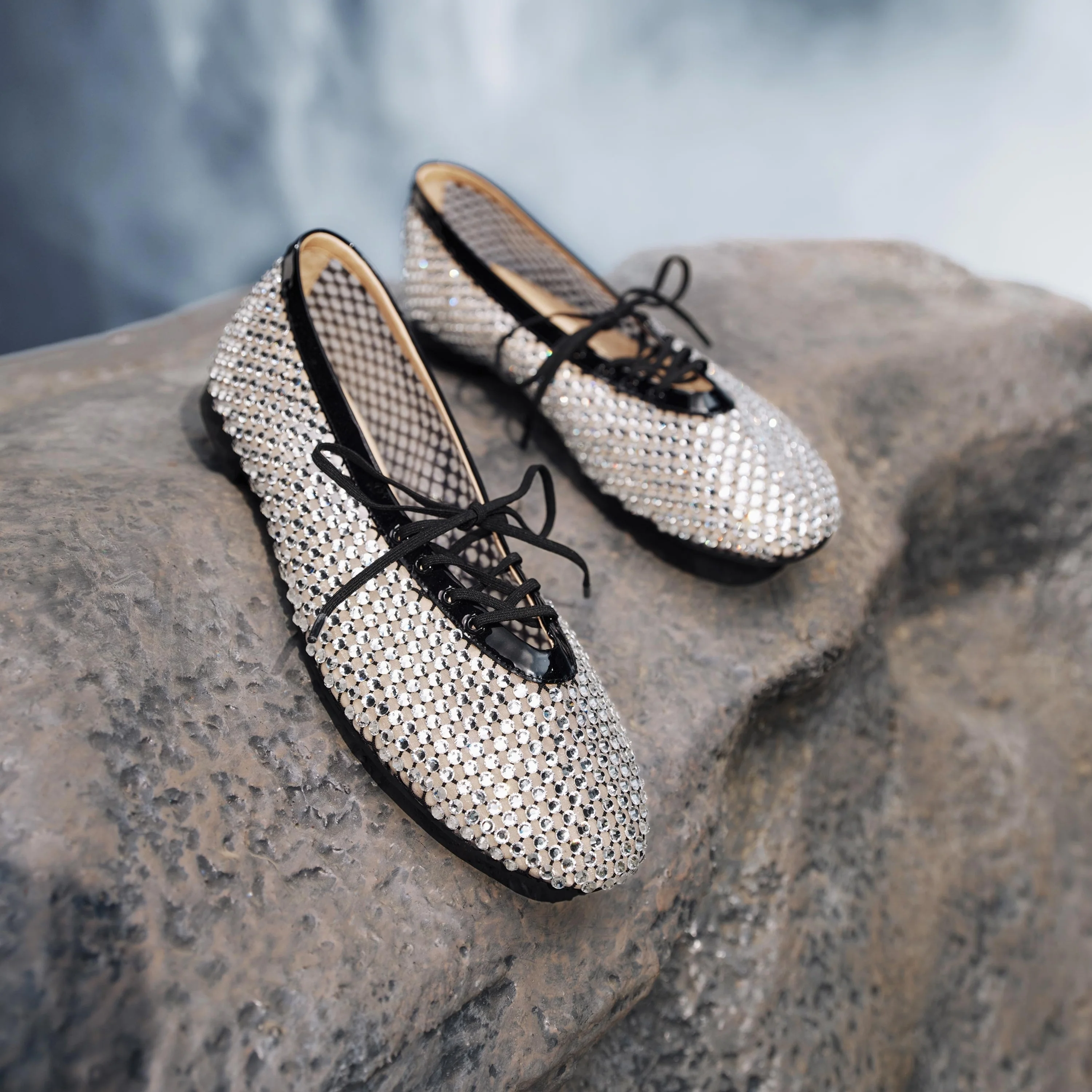 Ballet Flats - "Dreamcatcher" Ethereal Leather Flats EA916 - Image 6