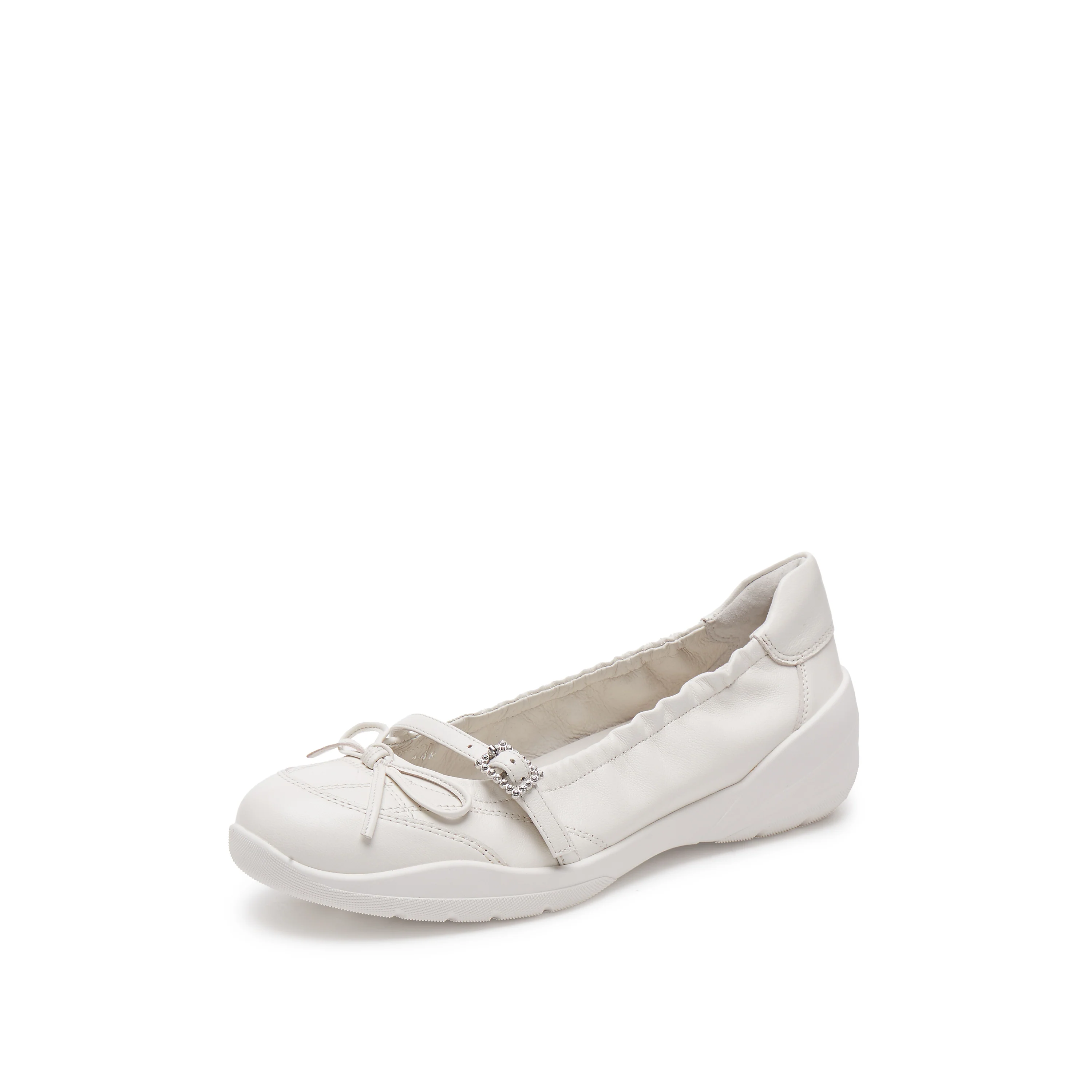 Ballet Flats - "Sweet Lift" Slip-On Platform Flats EB337 - Image 3