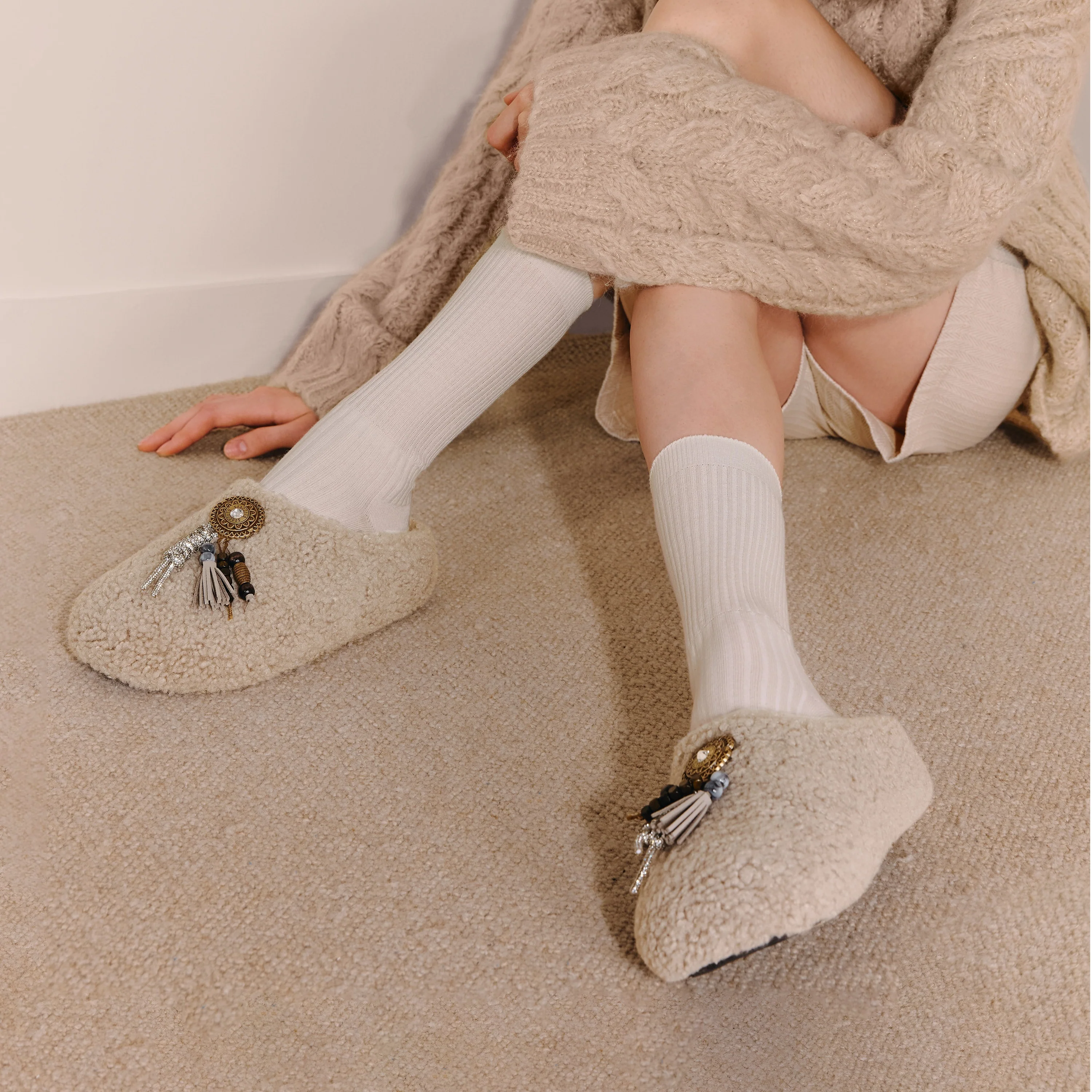 Snow Boots - Platform Fur-Lined Mule L6796