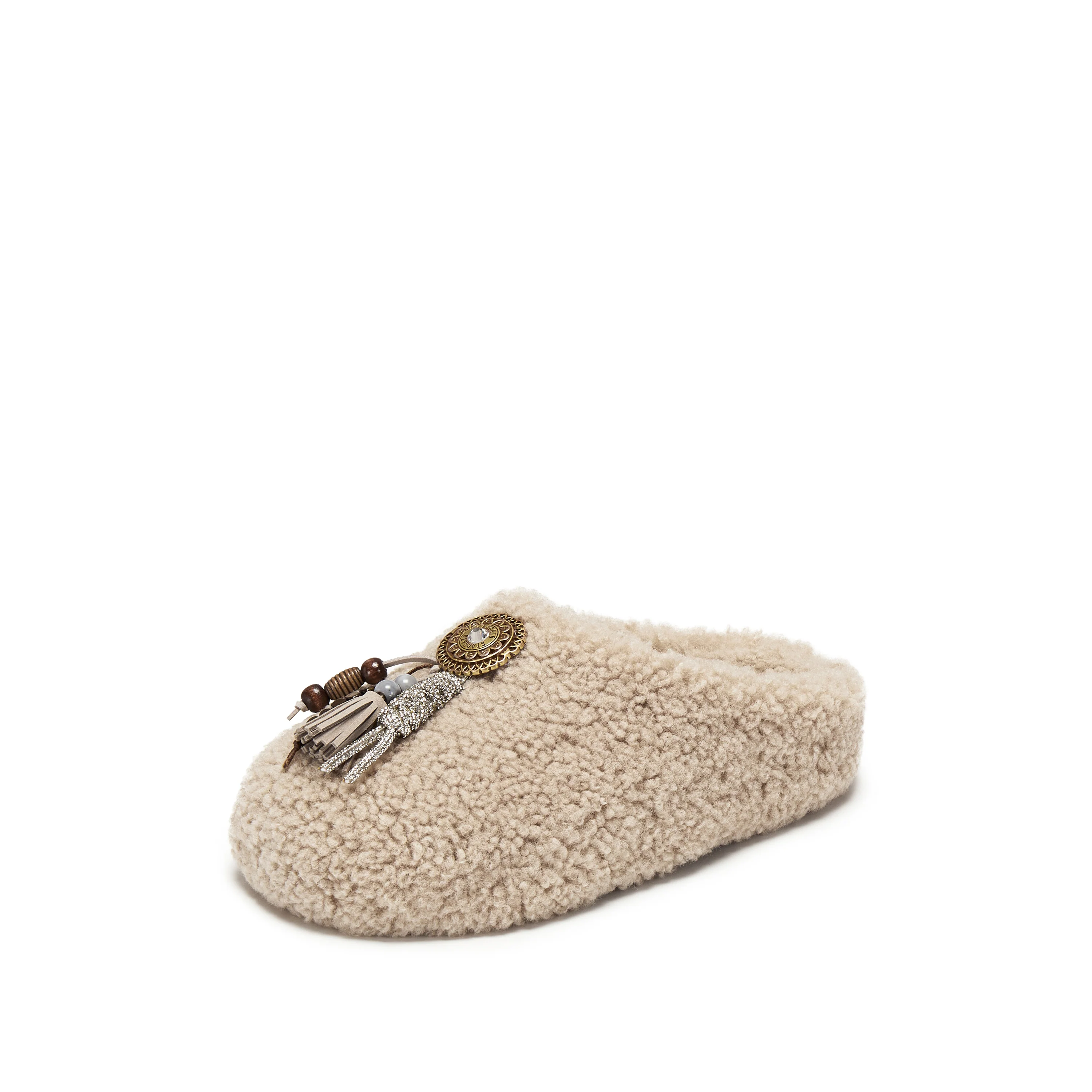 Snow Boots - Platform Fur-Lined Mule L6796 - Image 6