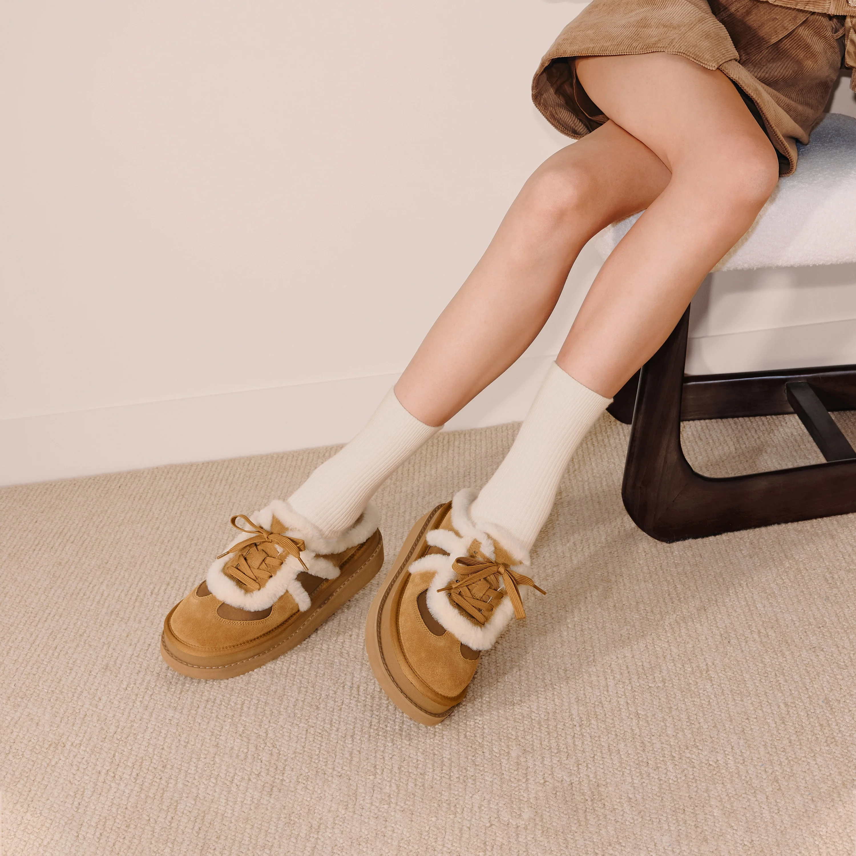 Snow Boots - Platform Fur-Lined Slip-On EIY10 - Image 3
