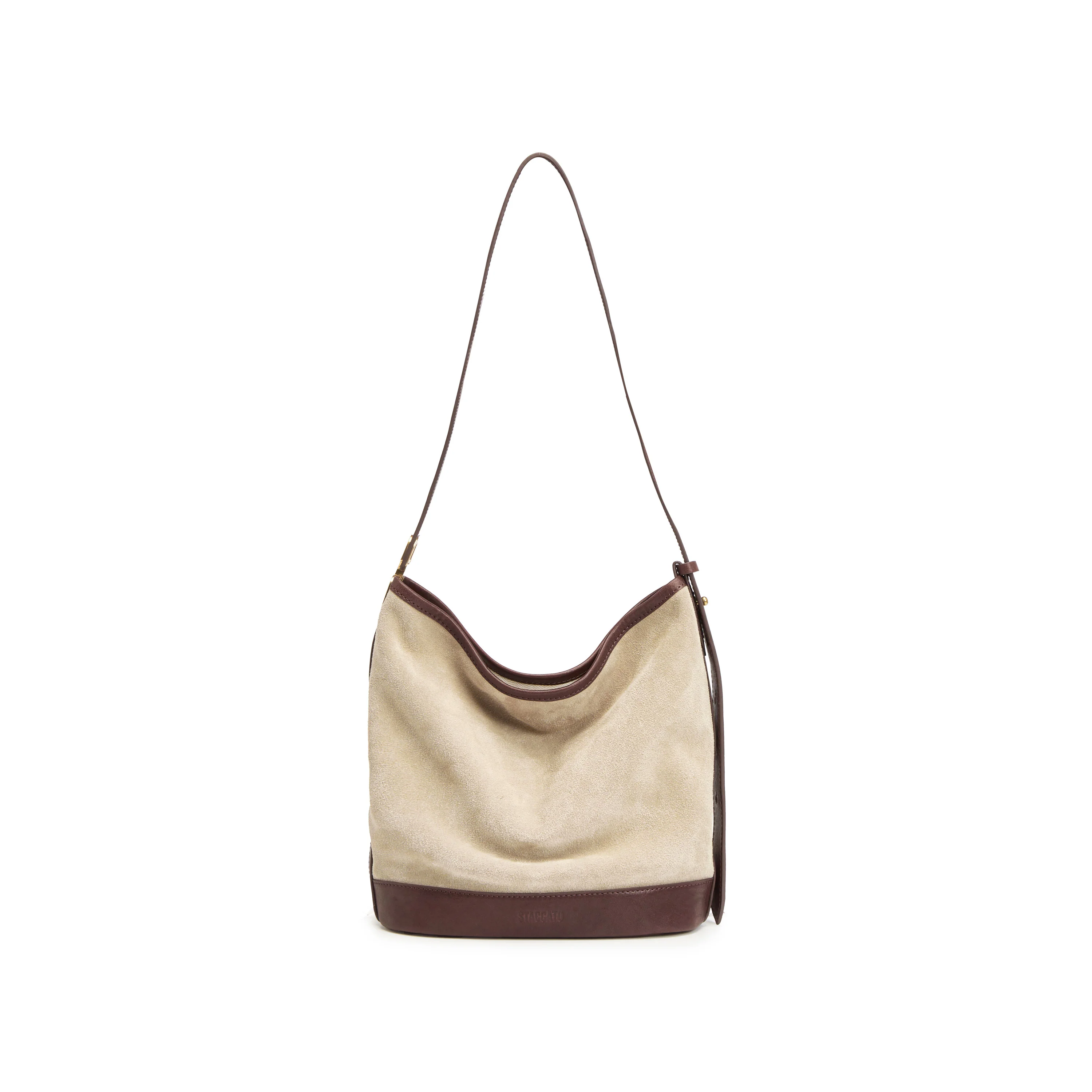 Bucket Bag - Apricot Large Capacity Shoulder Bag X8261
