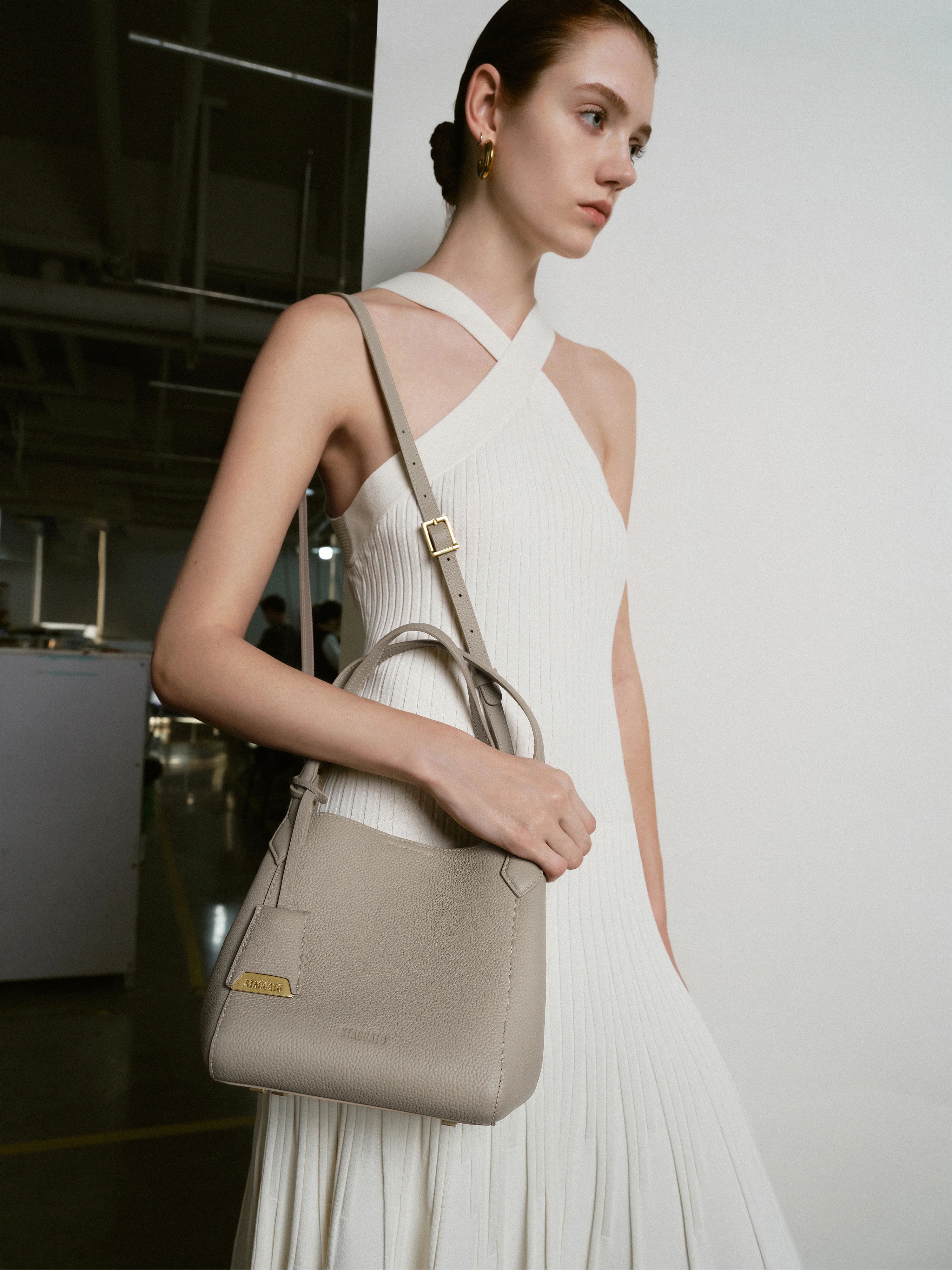 Bucket Bag - Detachable Strap Bucket Bag X3222 - Image 3