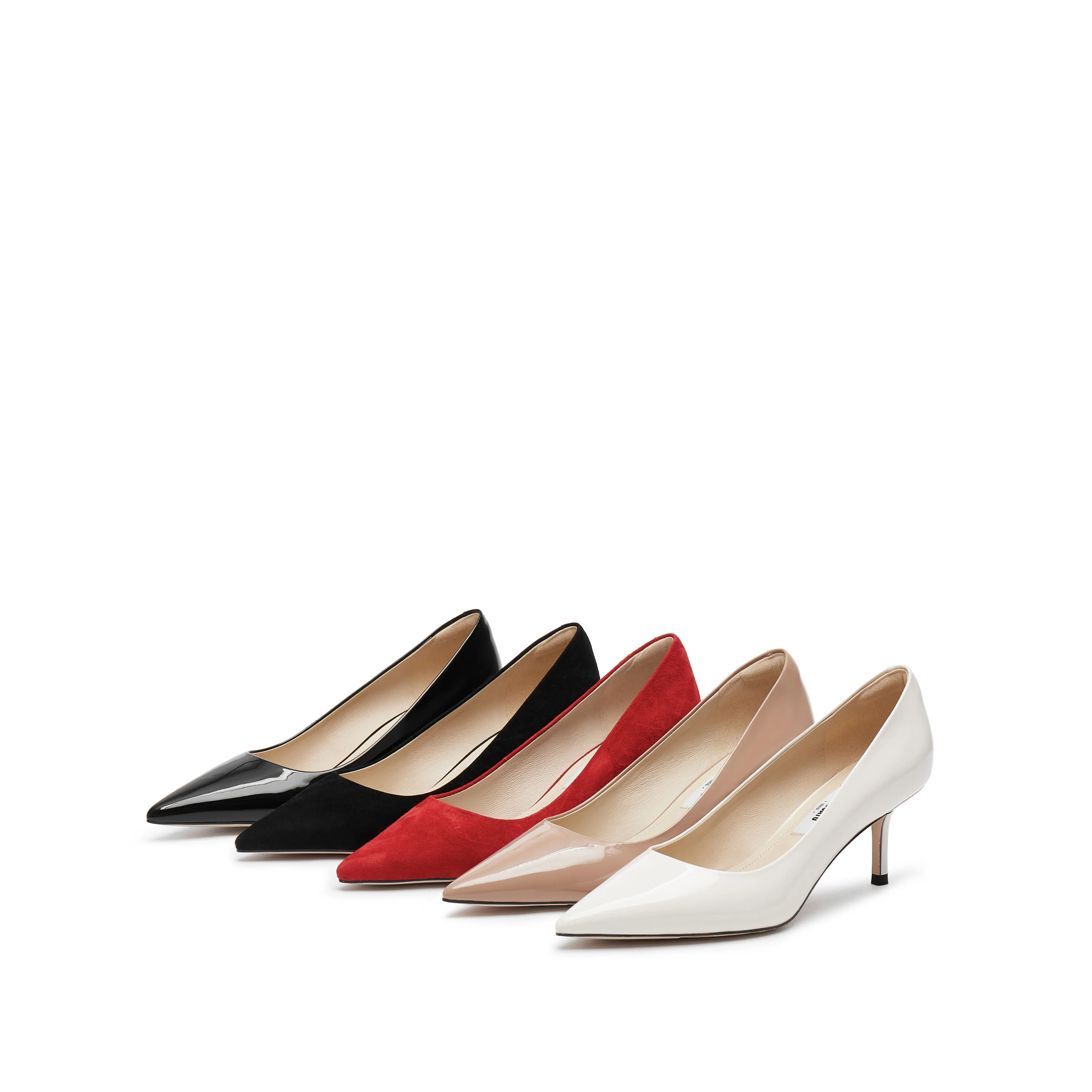 Court Shoes - Pointed Toe Stiletto Heel Pumps H6508 - Image 4