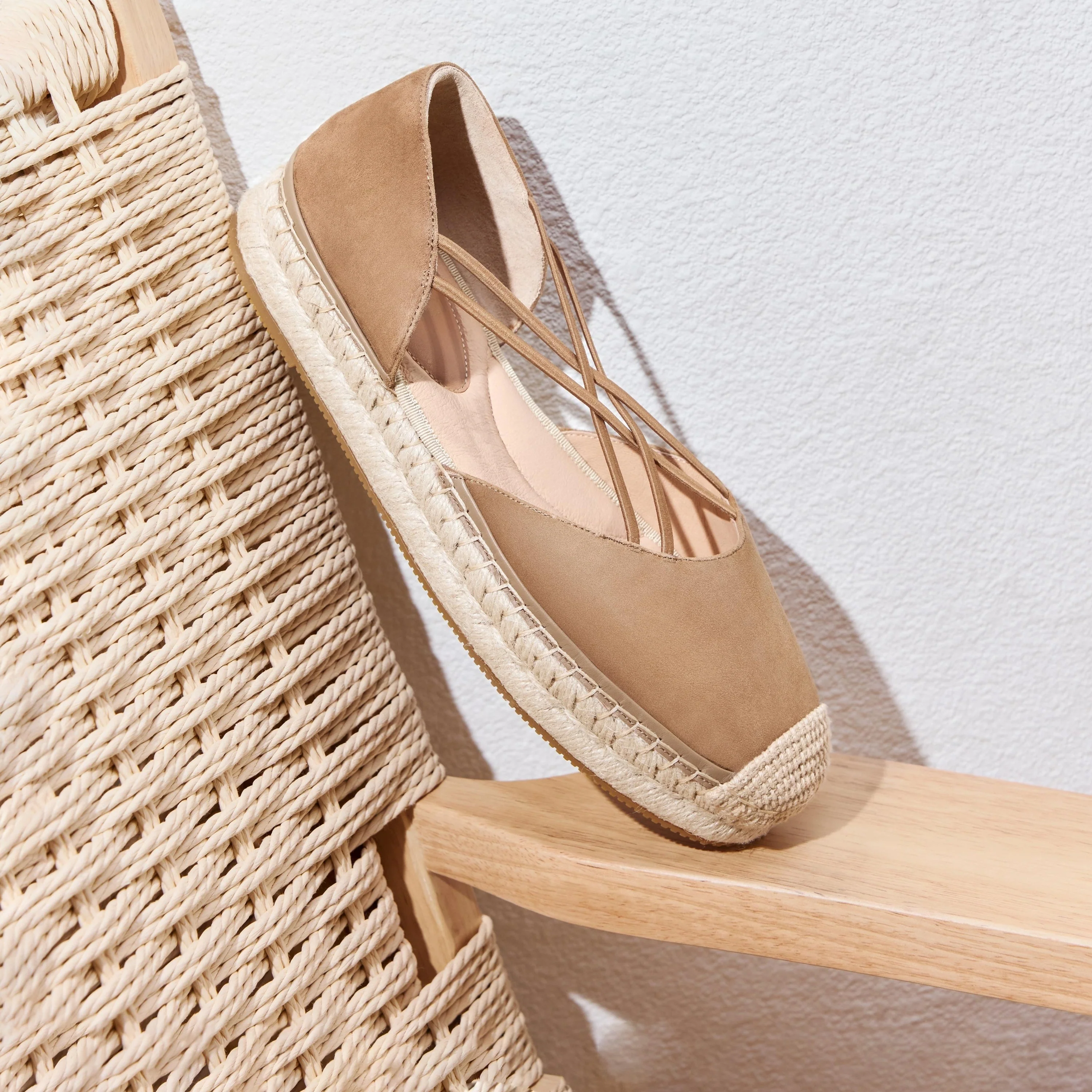 Espadrilles - EspaCharm Grace Straw Woven Platform Slip-Ons EDT20 - Image 5