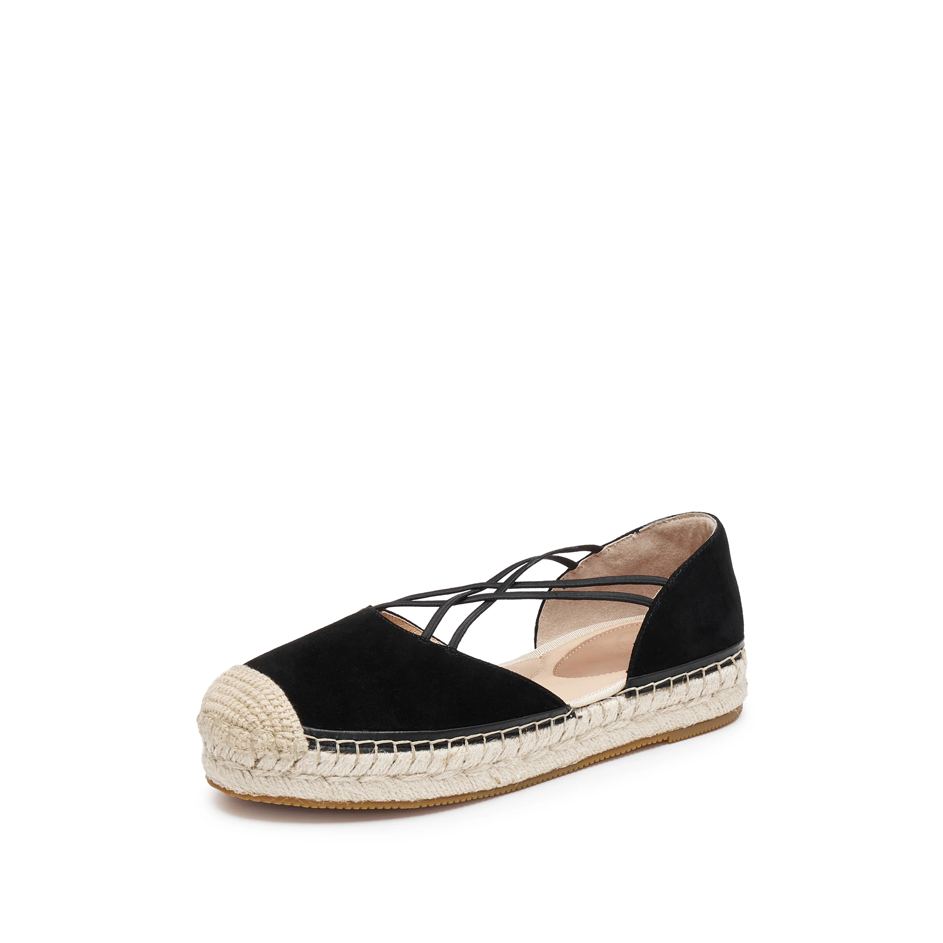 Espadrilles - EspaCharm Grace Straw Woven Platform Slip-Ons EDT20 - Image 7