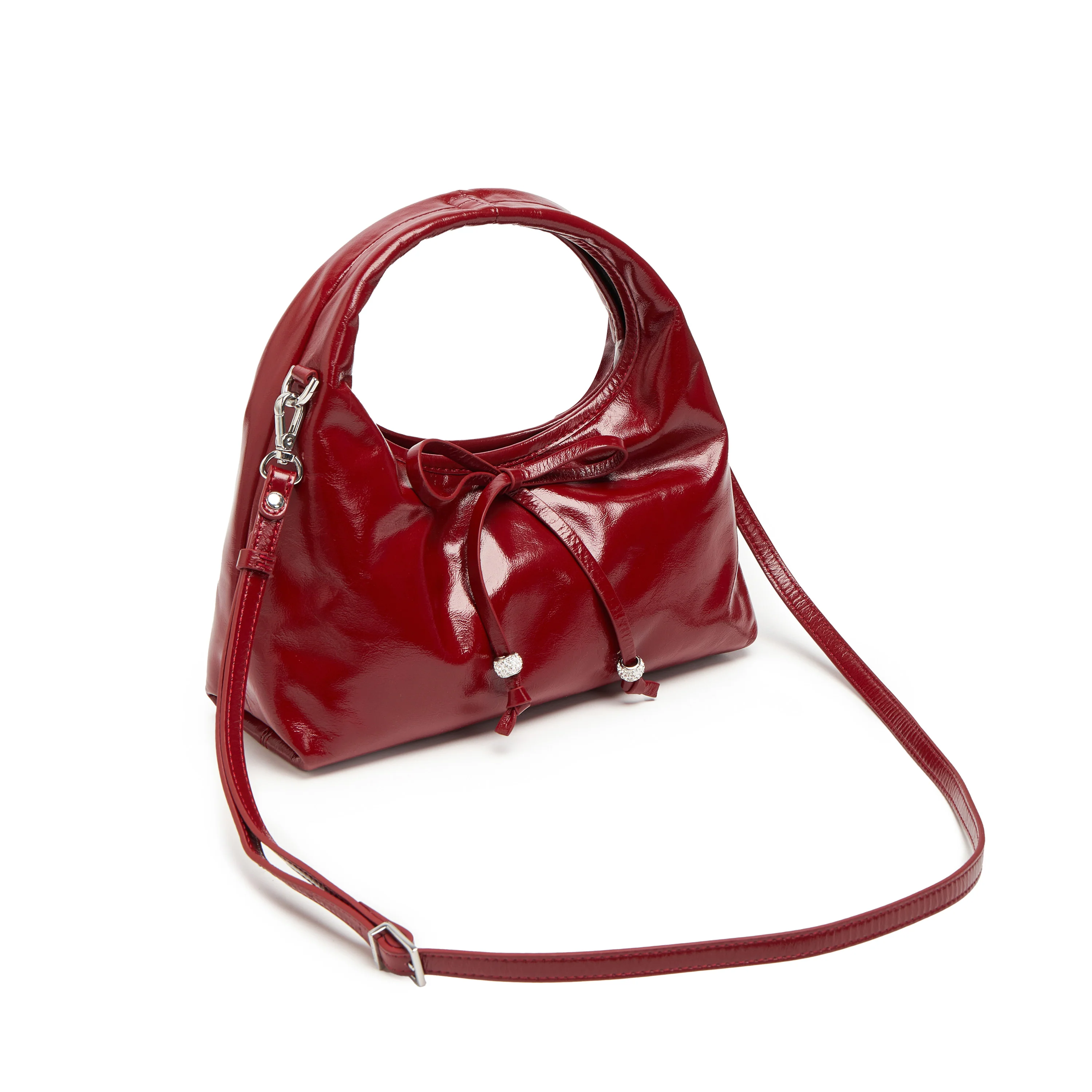 Handbag - Crescent Moon Shape Shoulder Bag X8257 - Image 17