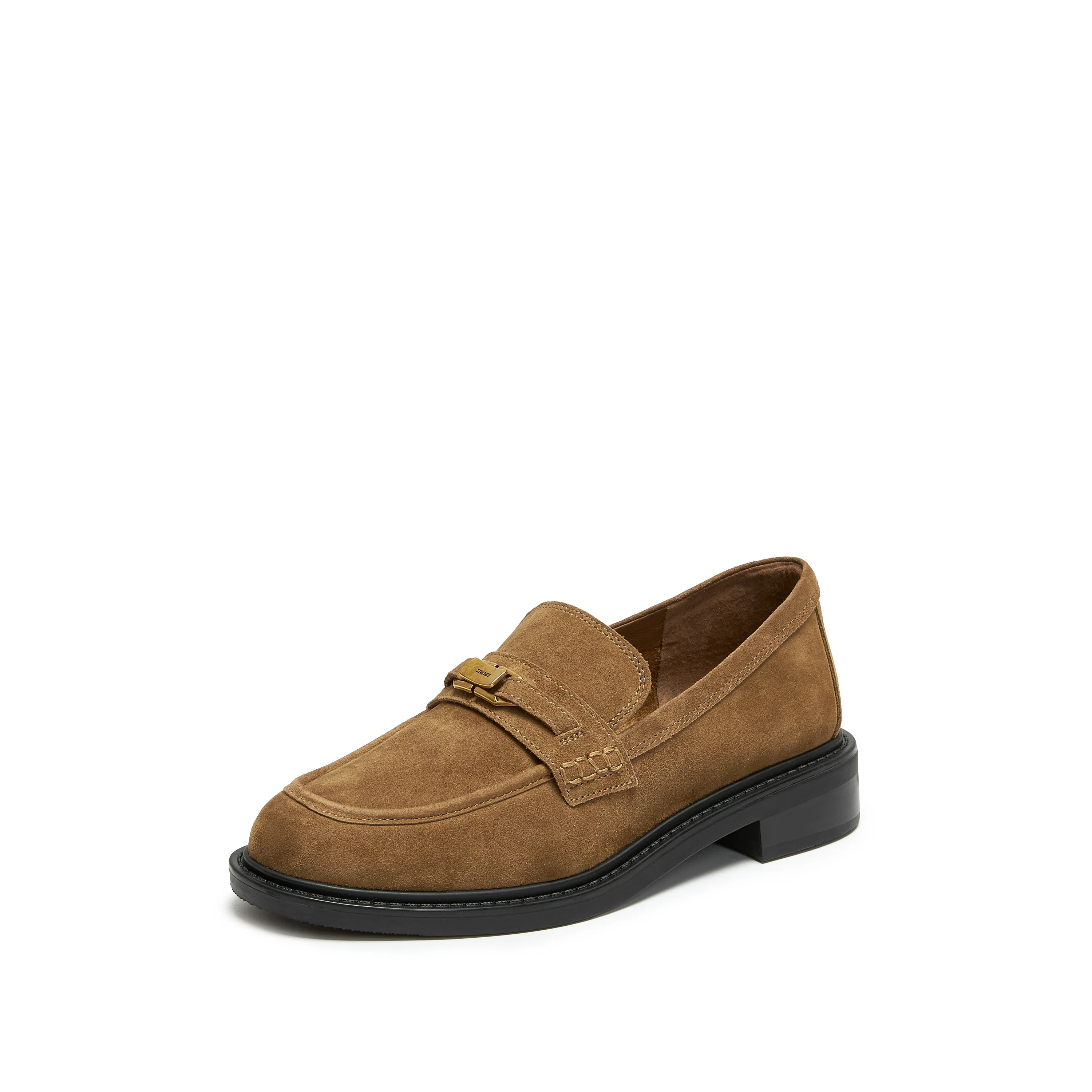 Loafers - Black Leather Slip-On Loafers 9UL21 - Image 9