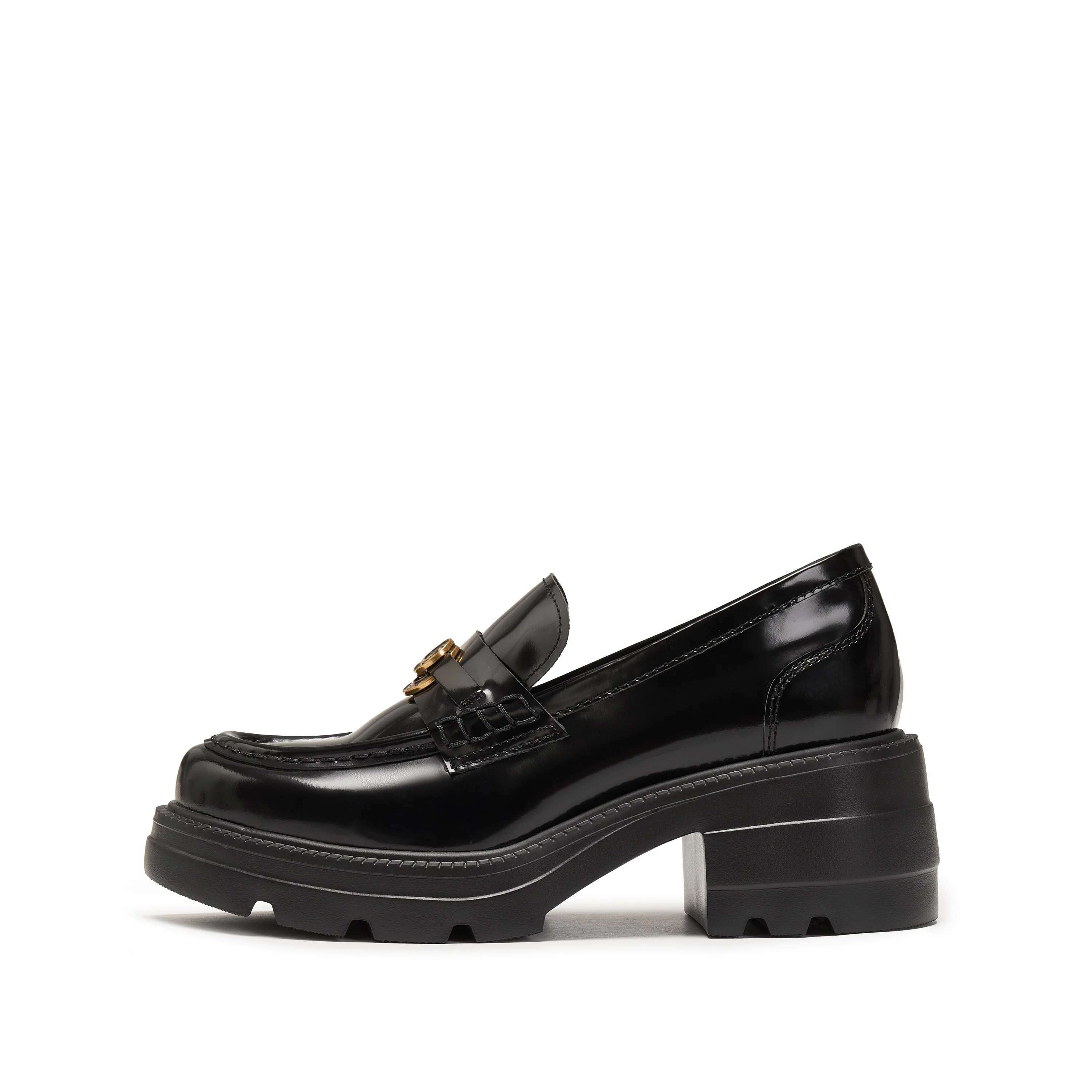 Loafers - Black Leather Slip-On Loafers EEZ05 - Image 10