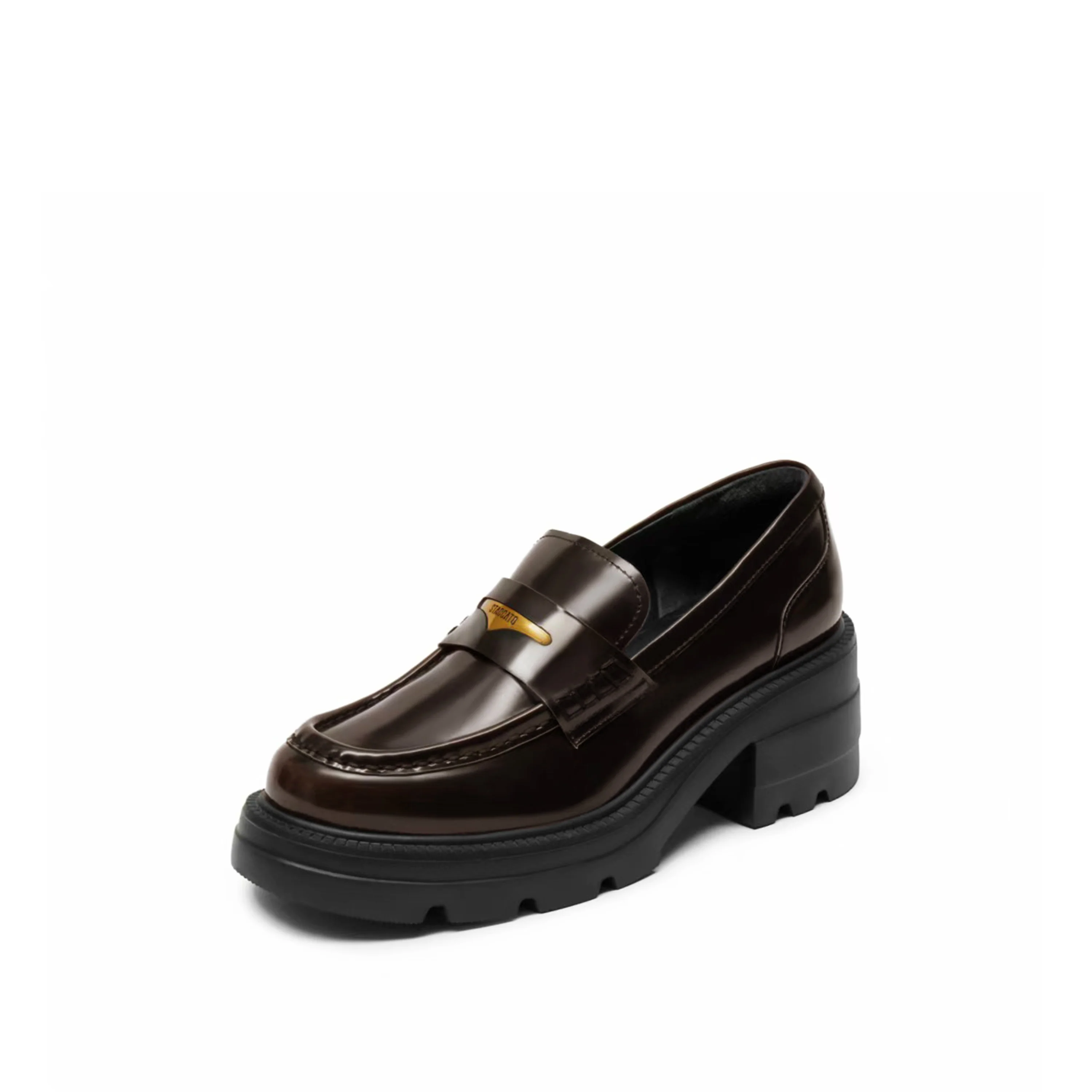 Bolt Chic - Leather Slip-On Loafers EEZ22 - Image 11