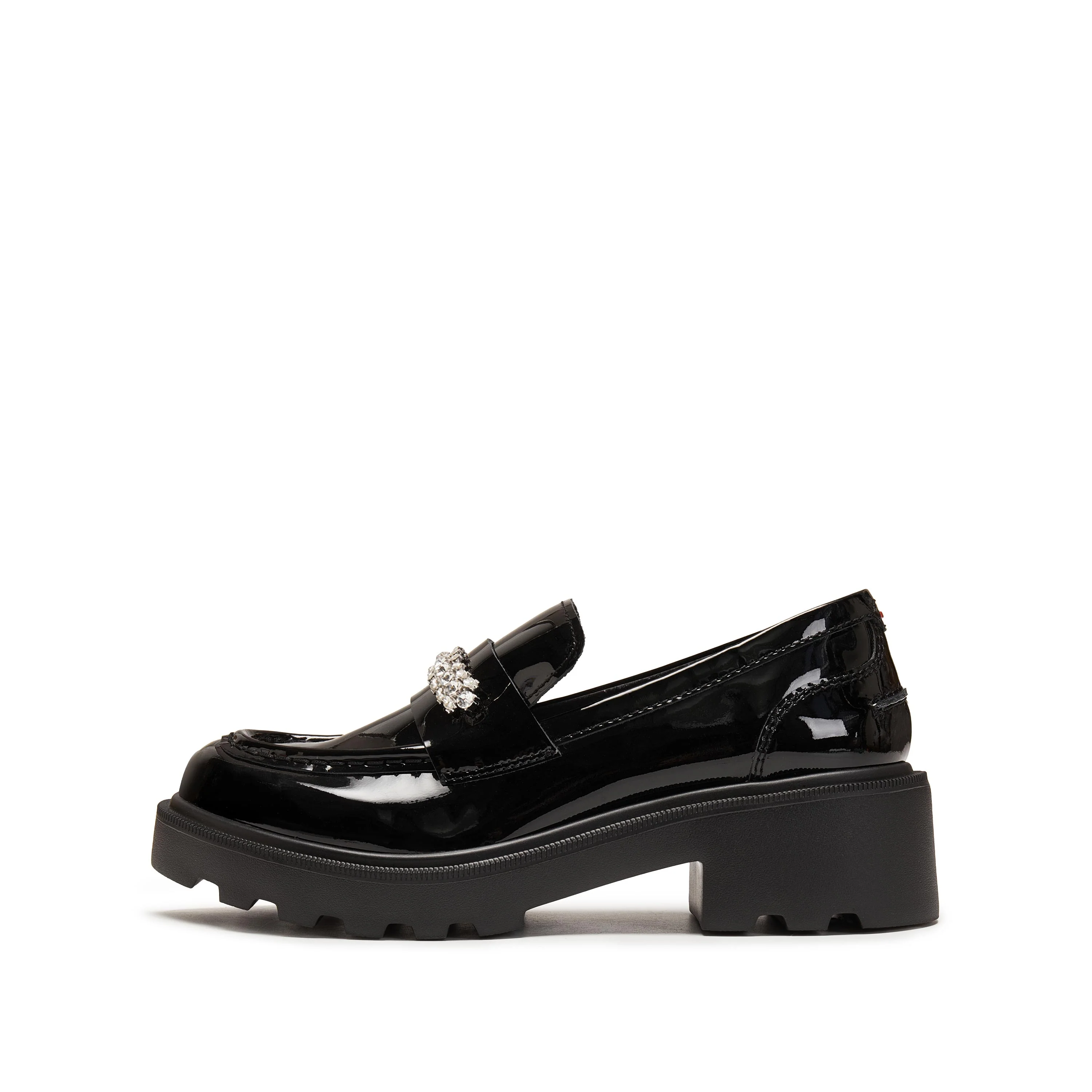 Loafers - Black Leather Slip-On Loafers EGB62 - Image 10