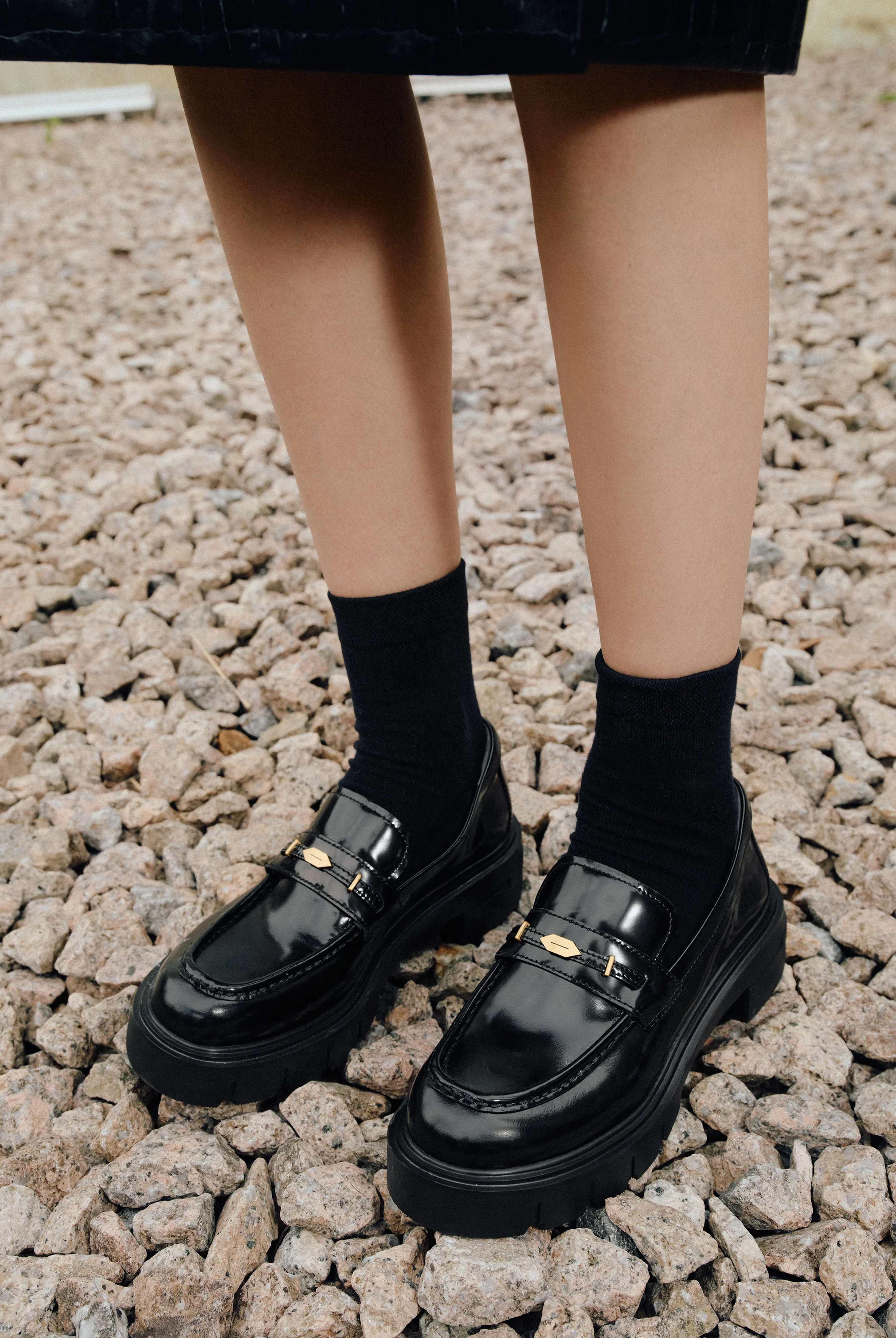 Loafers - Chunky Sole Loafers EGB28 - Image 2