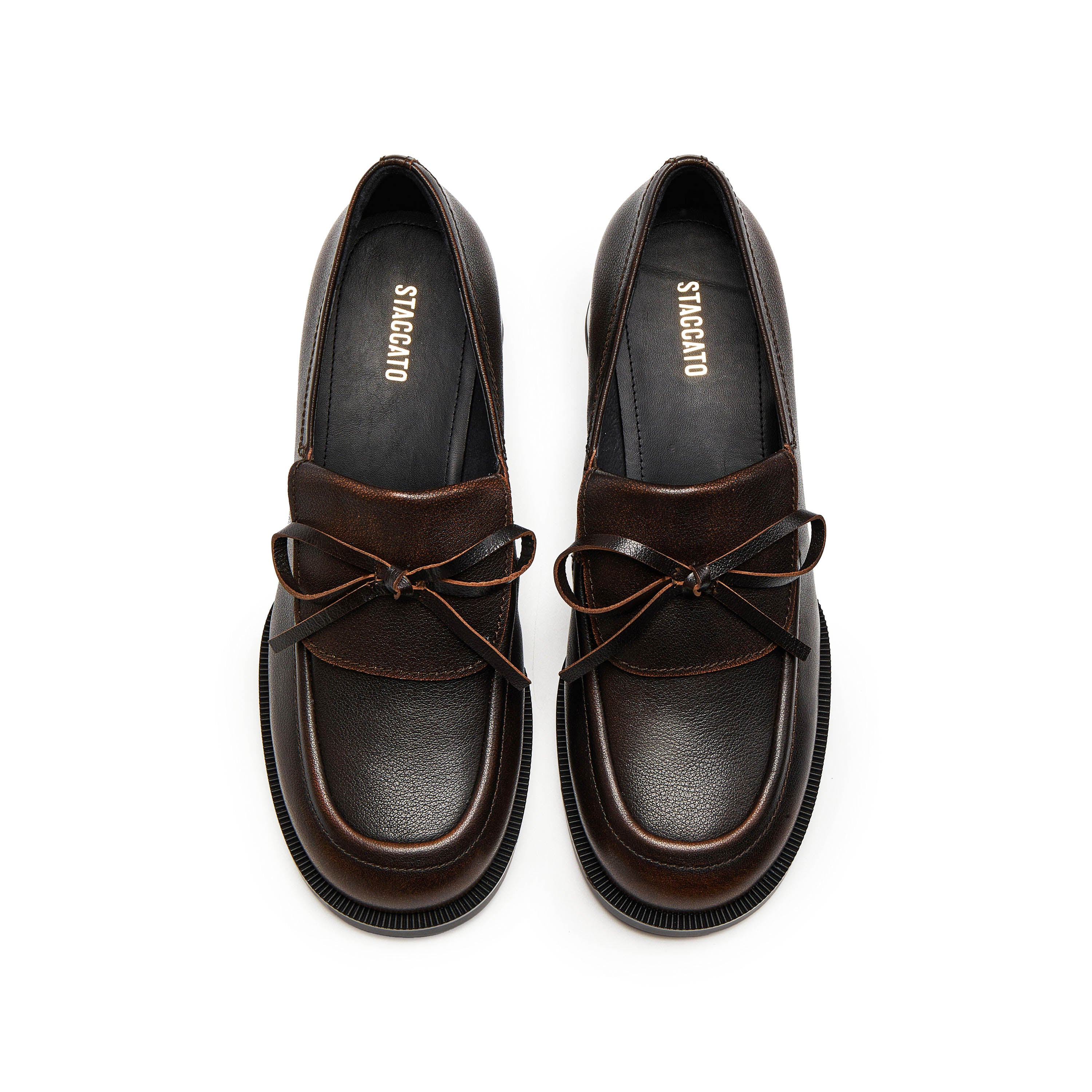 Loafers - JENNY Chunky Heel Loafers EGY05 - Image 6