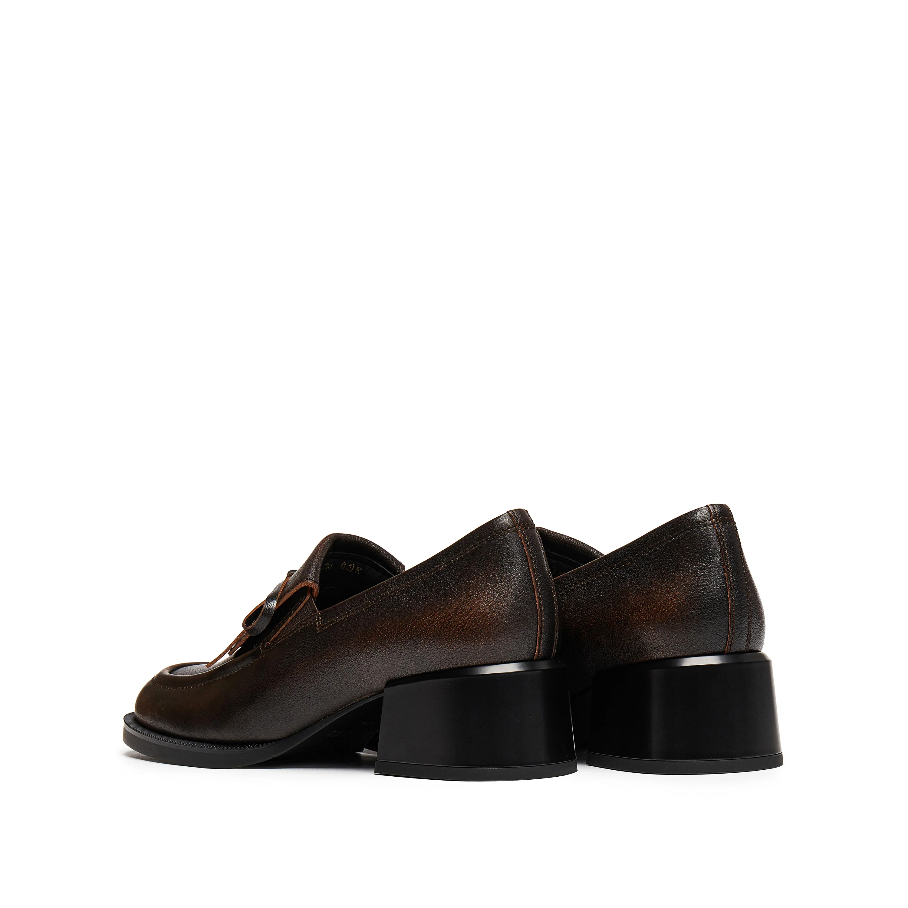 Loafers - JENNY Chunky Heel Loafers EGY05 - Image 8