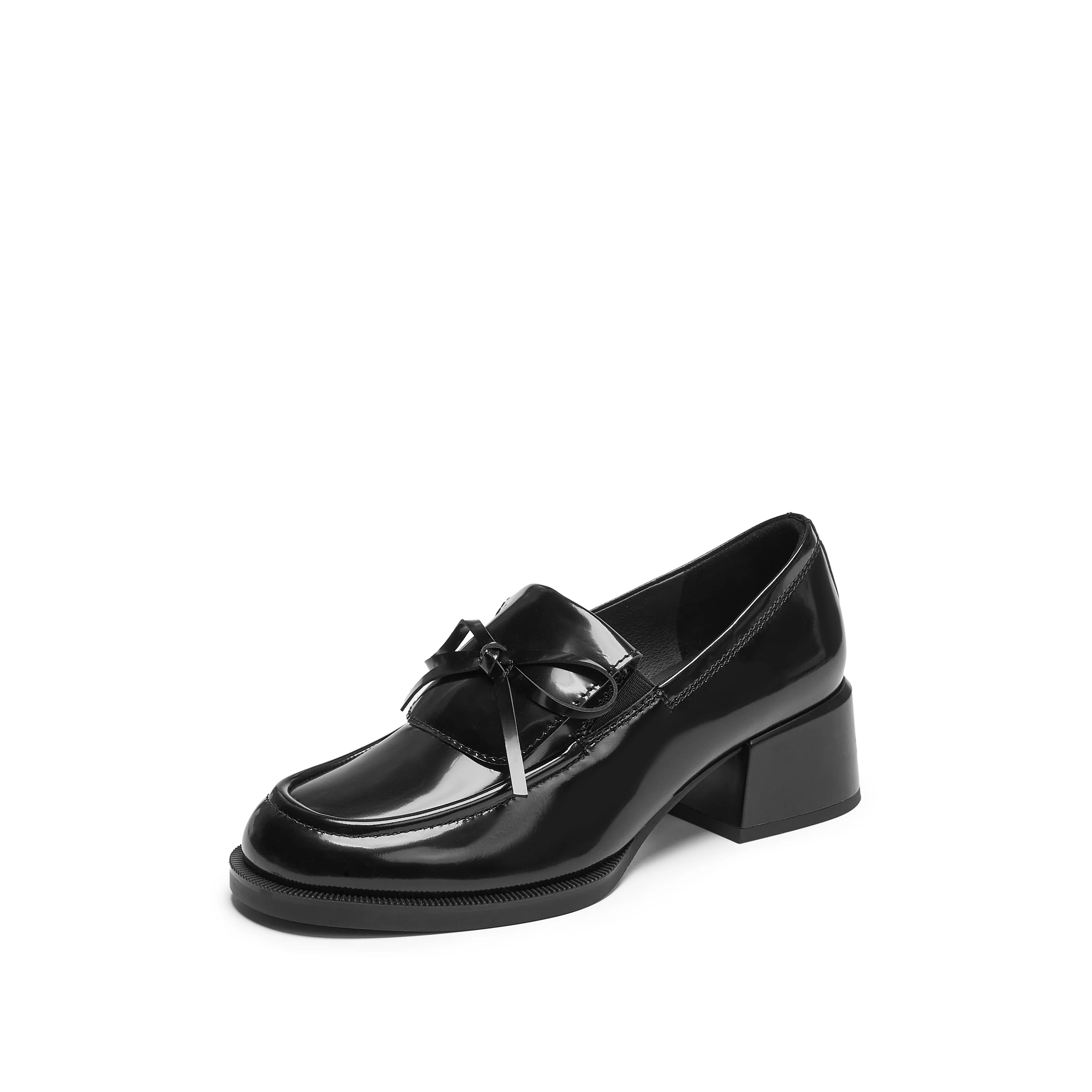 Loafers - JENNY Chunky Heel Loafers EGY05 - Image 9