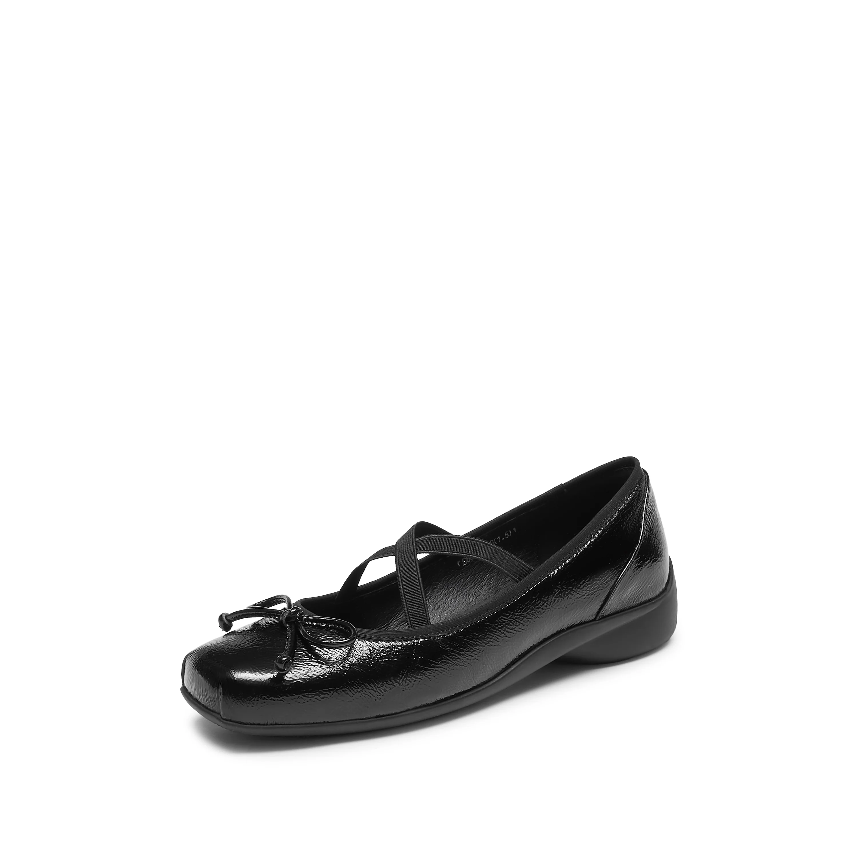 Gravity AIR - Ballet Square Toe Cross Strap Bow Flats S6822 - Image 7