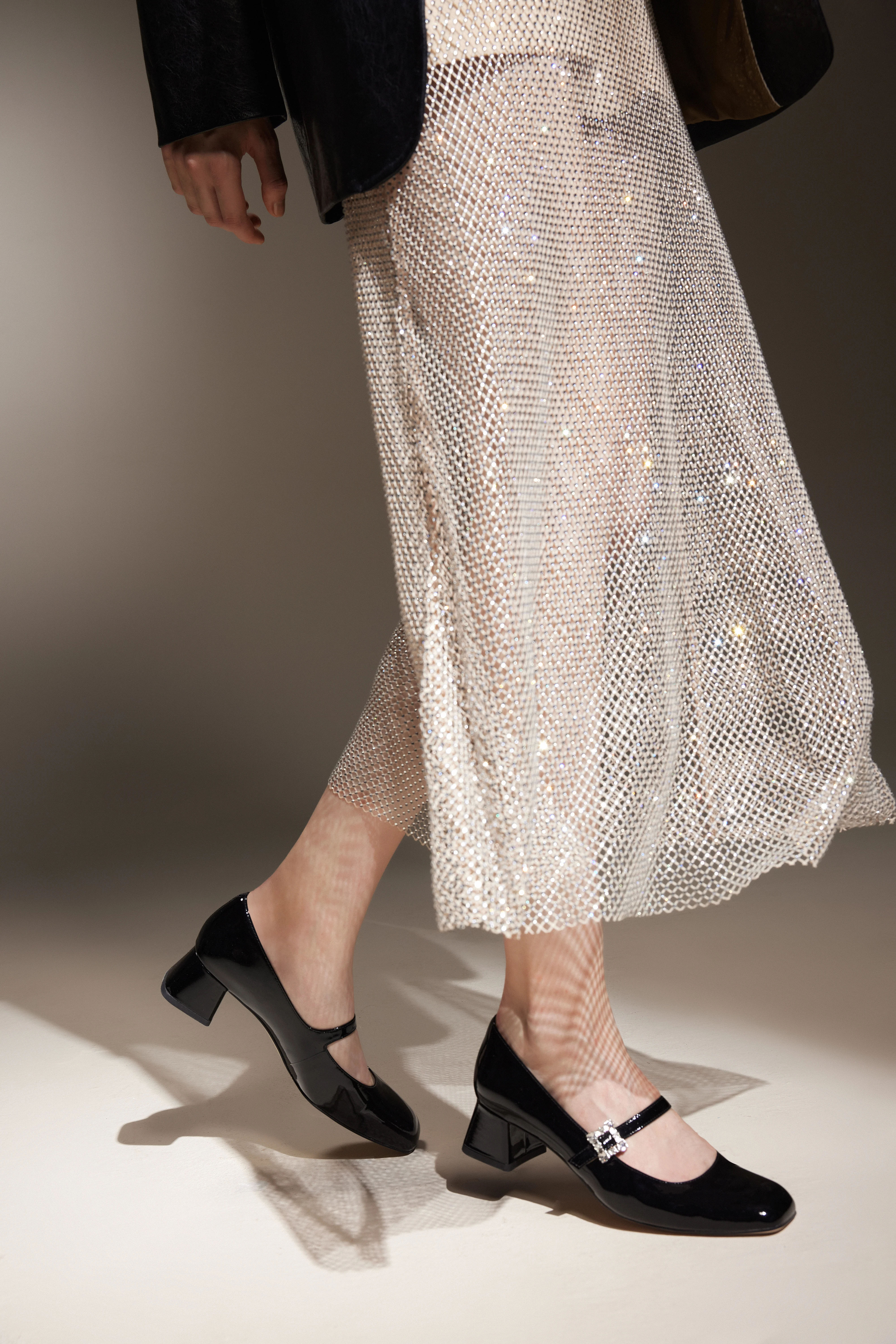 Mary Jane - Fortea Bare - Chunky Block Heel Square Toe Mary Jane Pumps EVT04 - Image 8