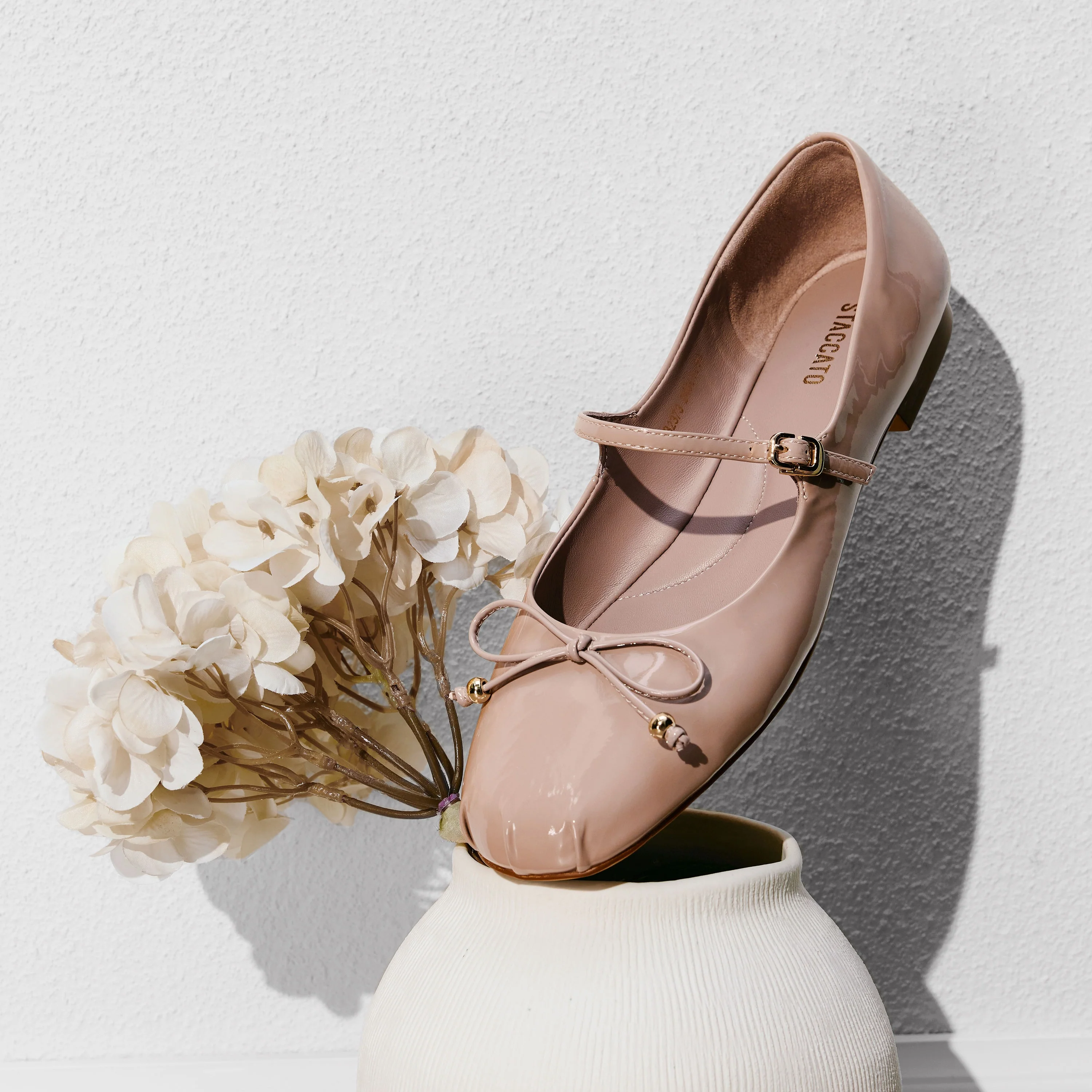 Mary Jane- Shallow Cut Flats  B2373 - Image 3