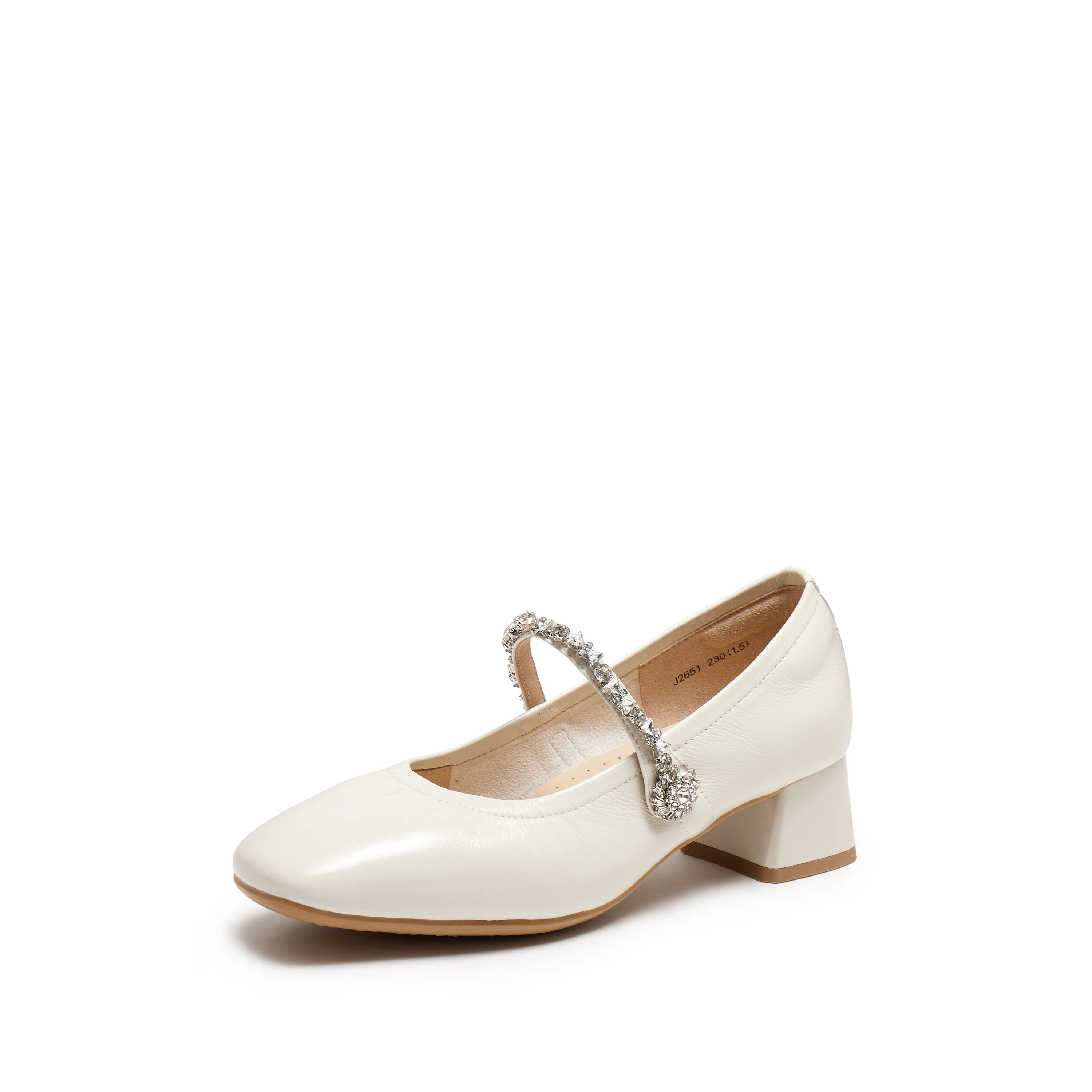 Mary Jane- Shallow Cut Flats J2651