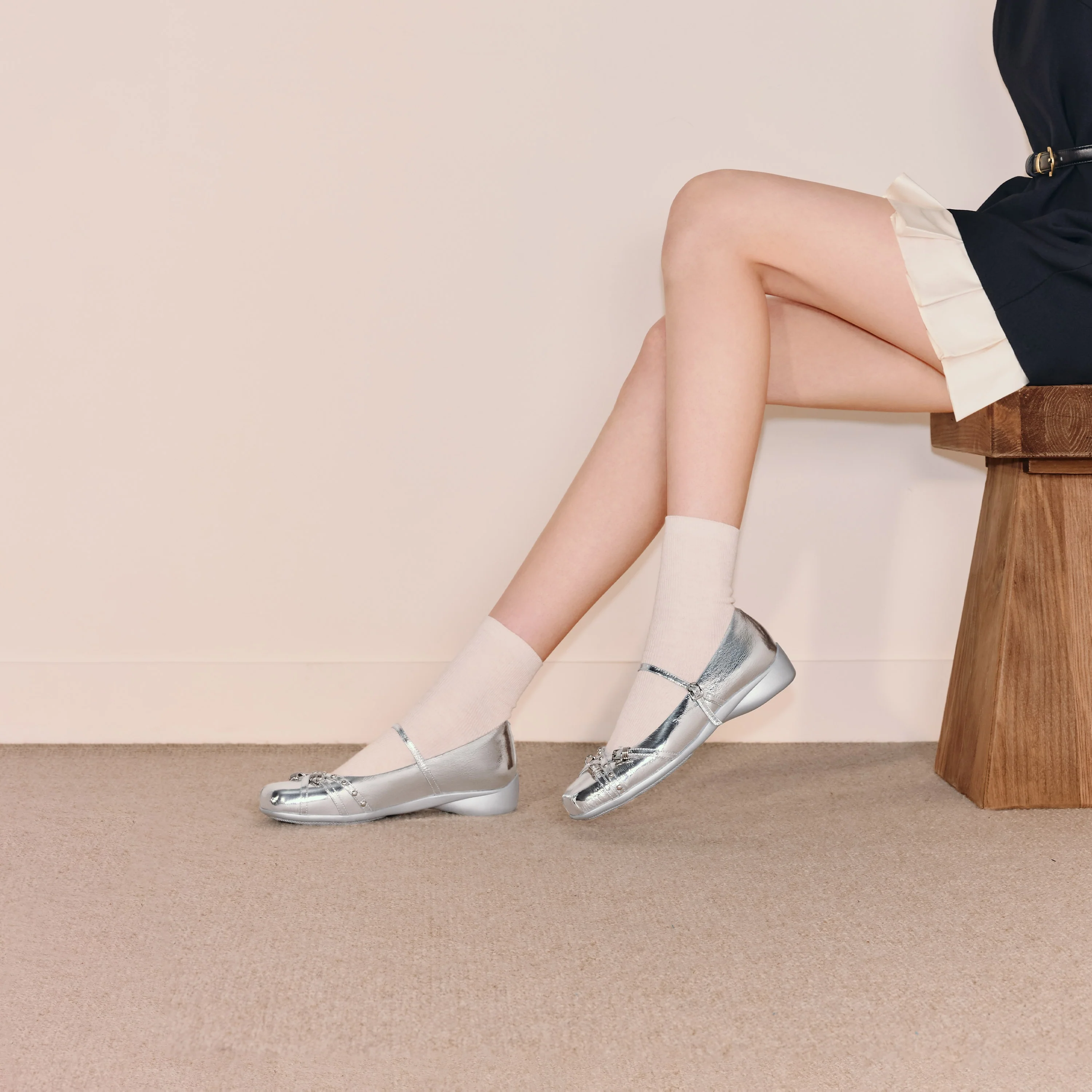 Mary Jane Flats  R9260 - Image 2