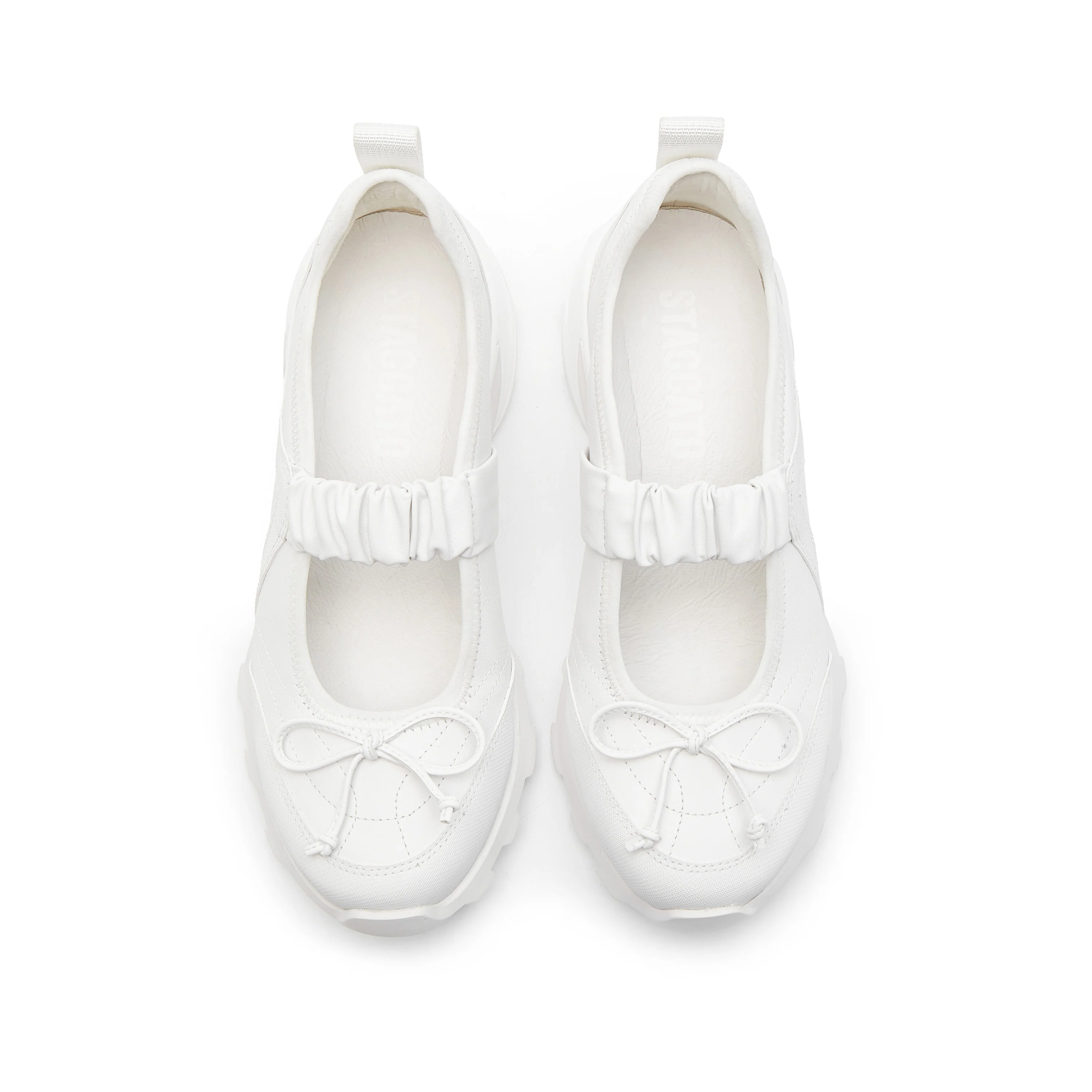 Mary Janes - Moonlight Butterfly Cream Mary Jane Platform Shoes Y2280 - Image 14