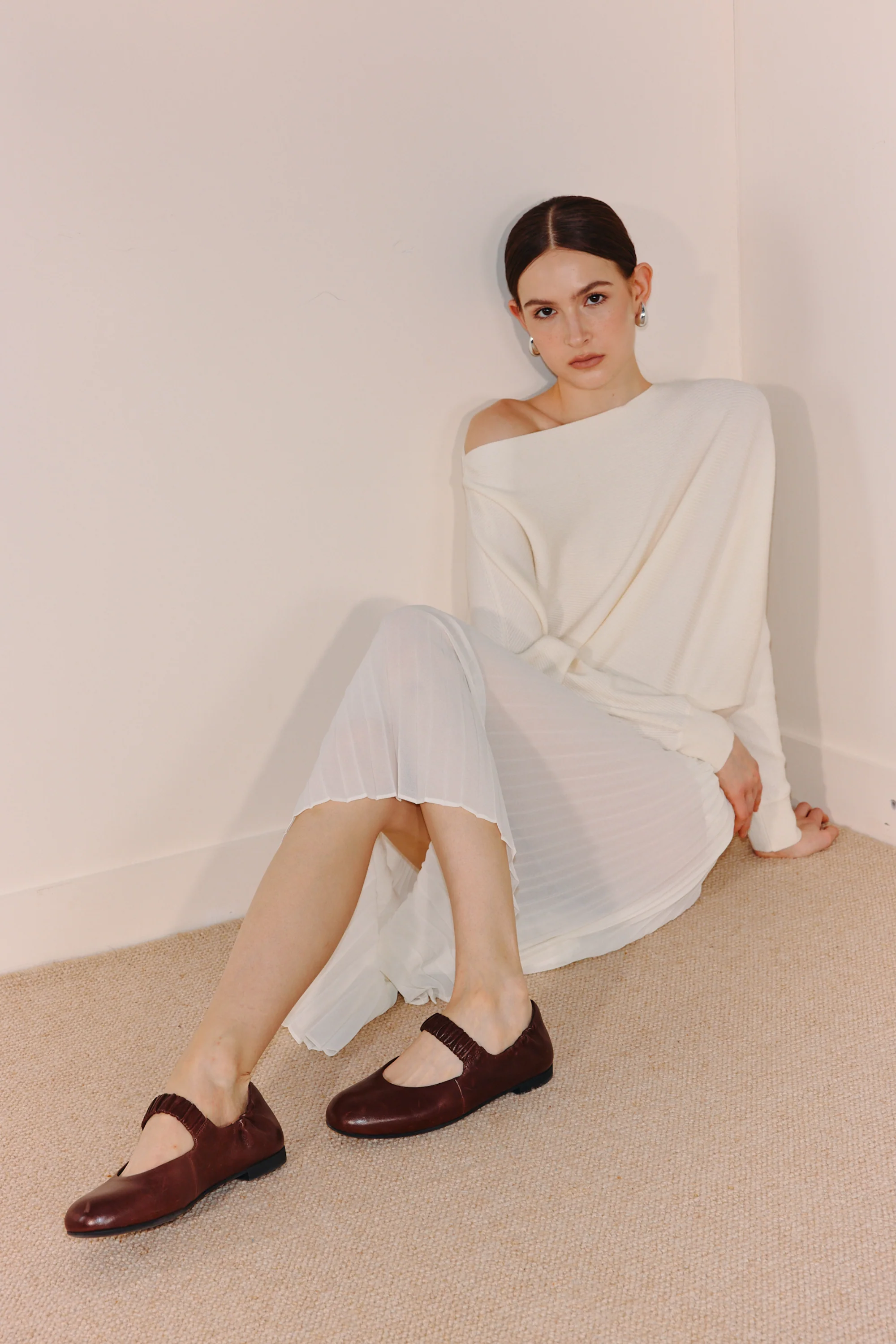 Mary Janes -  Round-Toe Ballet Flats EGC02 - Image 3