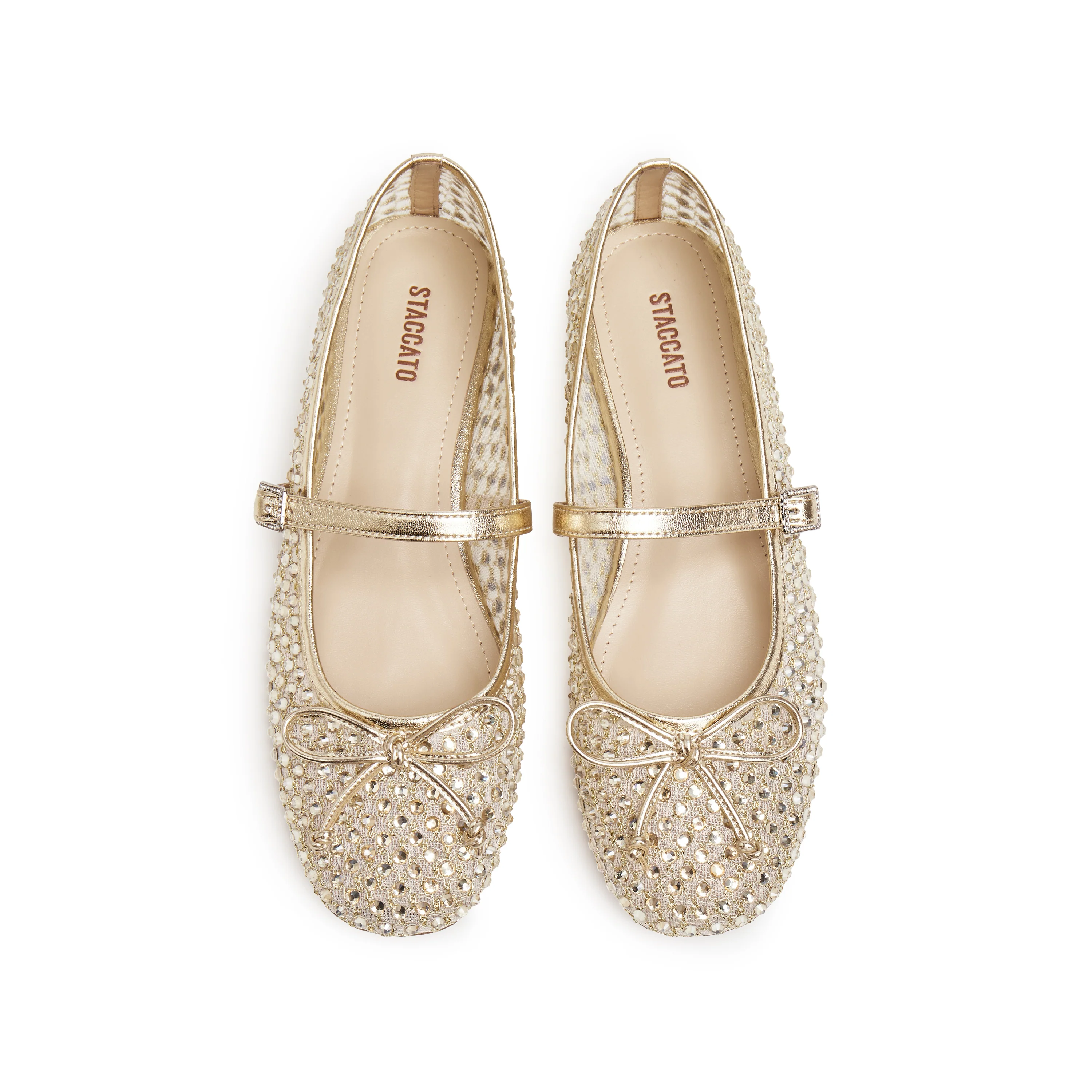 Mary Janes - Starry Diamond Ballet Flats for Women J2425 - Image 10
