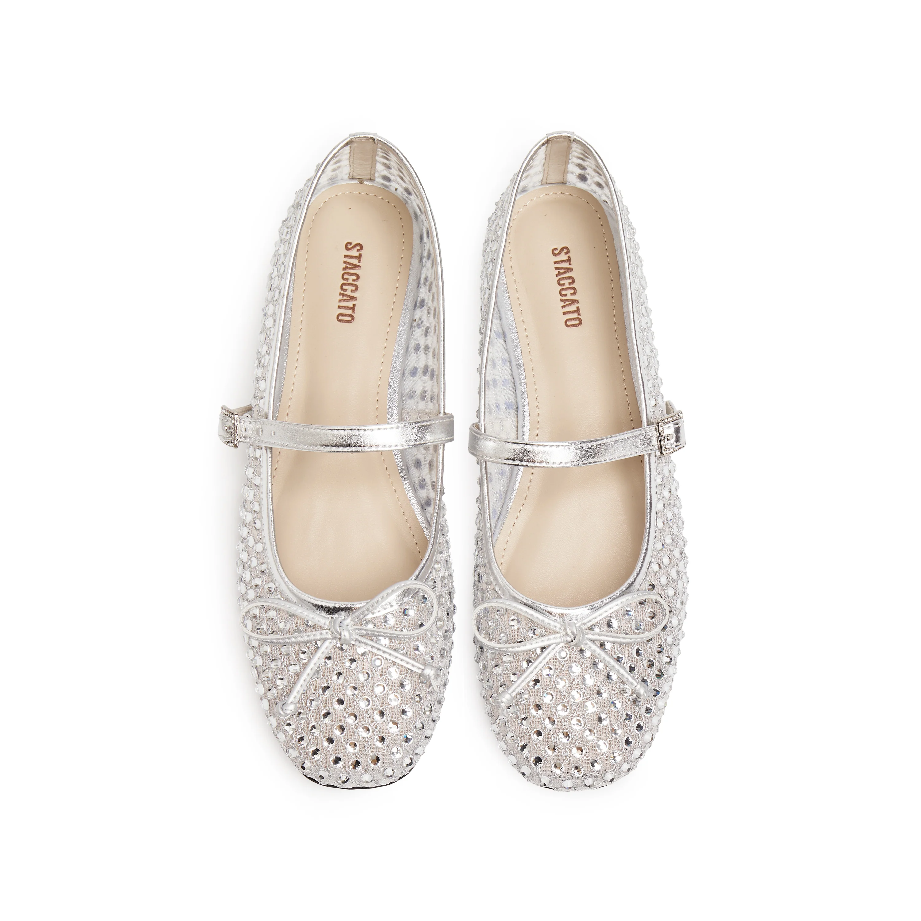 Mary Janes - Starry Diamond Ballet Flats for Women J2425 - Image 14