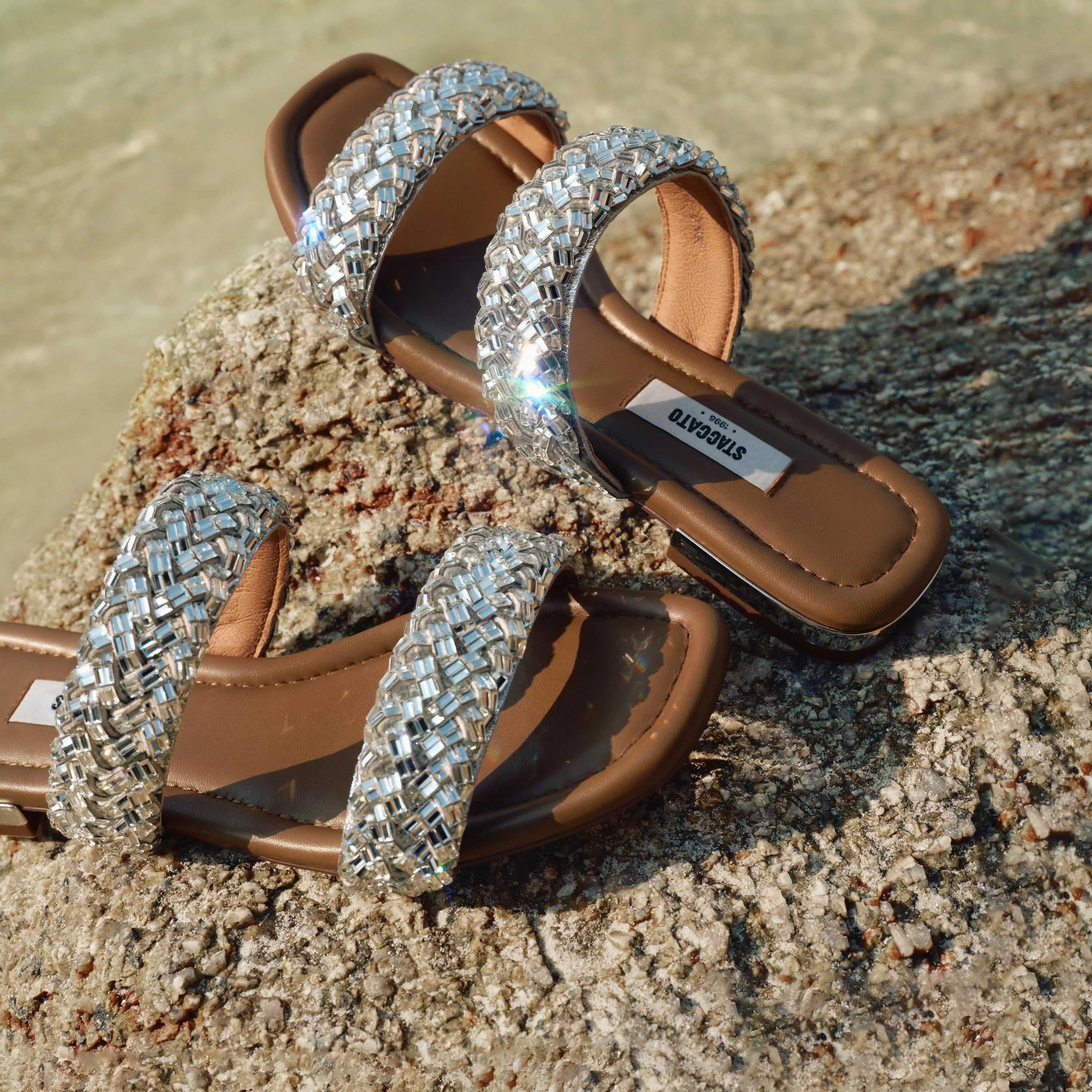 Sandals - "Starry Path" Gladiator Flat Sandals EEQ17 - Image 4