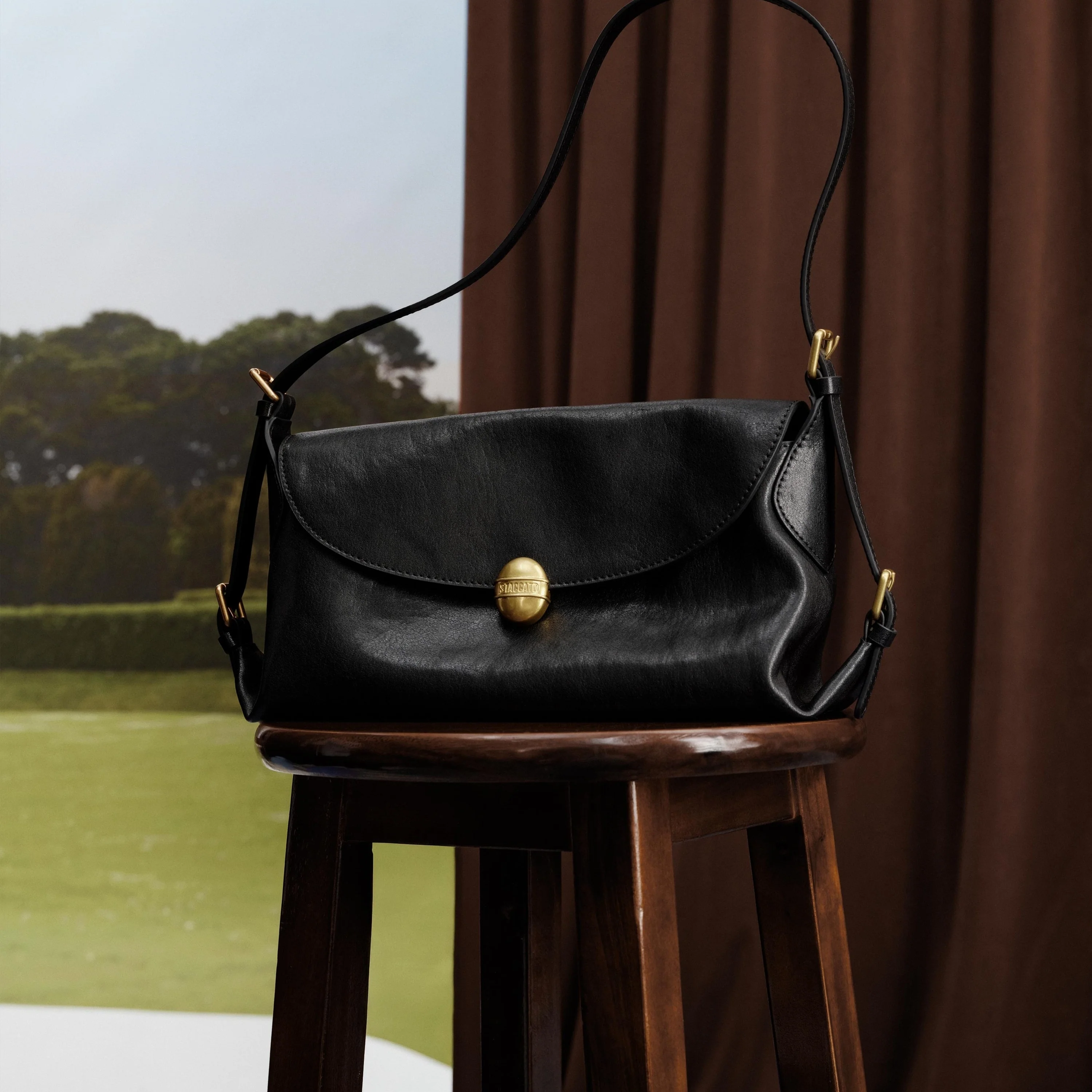 Shoulder Bag - Underarm Messenger Square Tote X8249 - Image 2