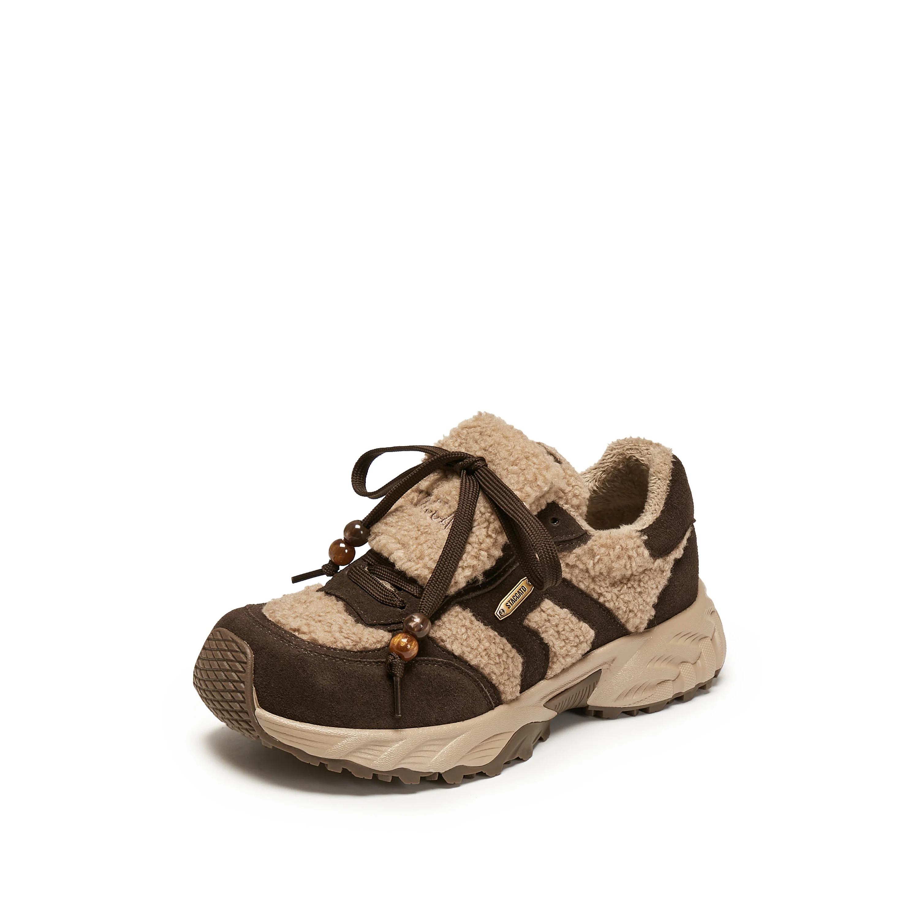 Sneakers - Furry Thick-soled Sports Casual Shoes J5925 - Image 5