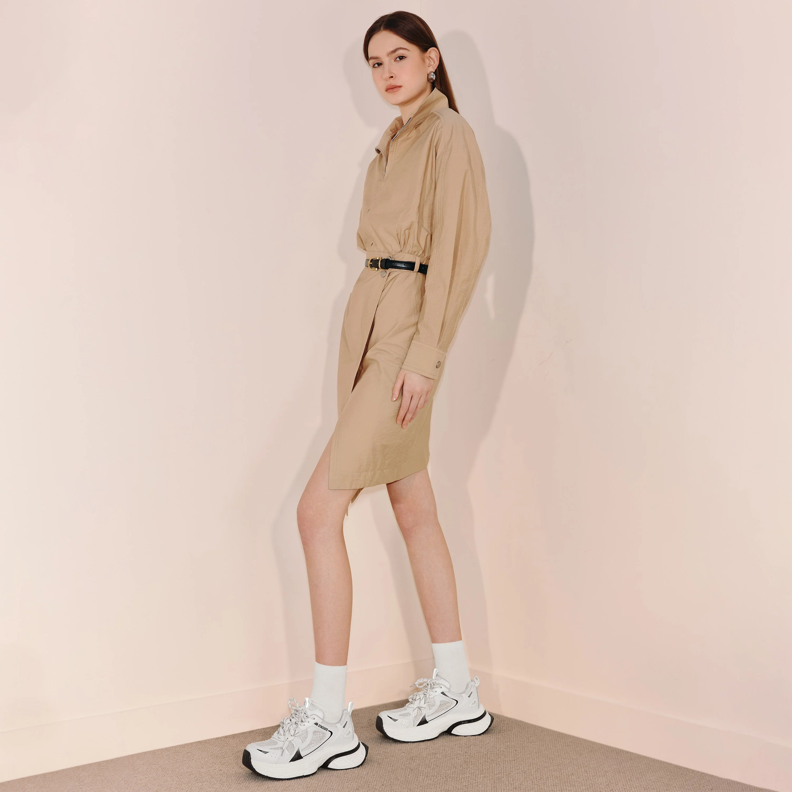 Sneakers - Mesh Thick-Sole Casual Sneakers J6082 - Image 5