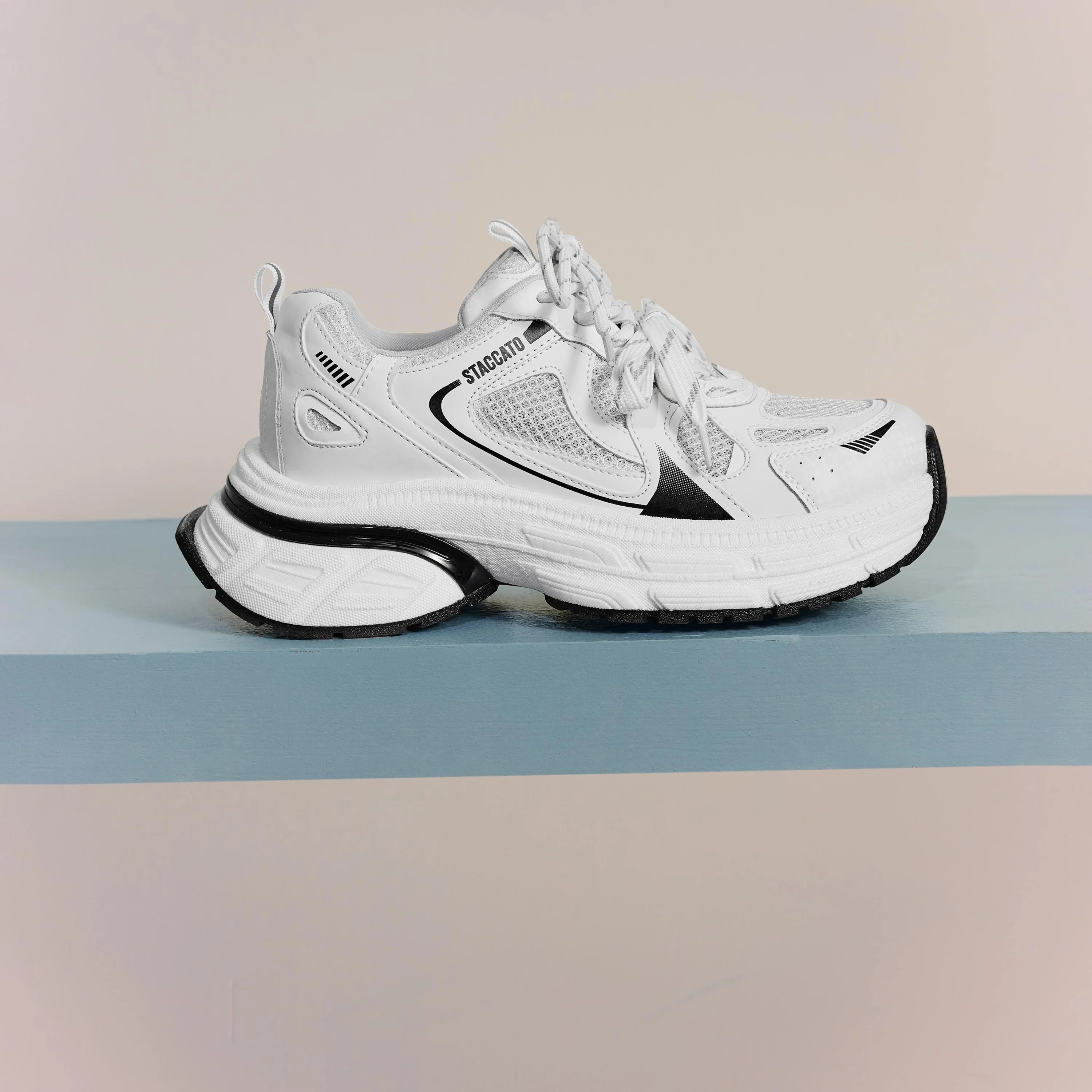 Sneakers - Mesh Thick-Sole Casual Sneakers J6082 - Image 7