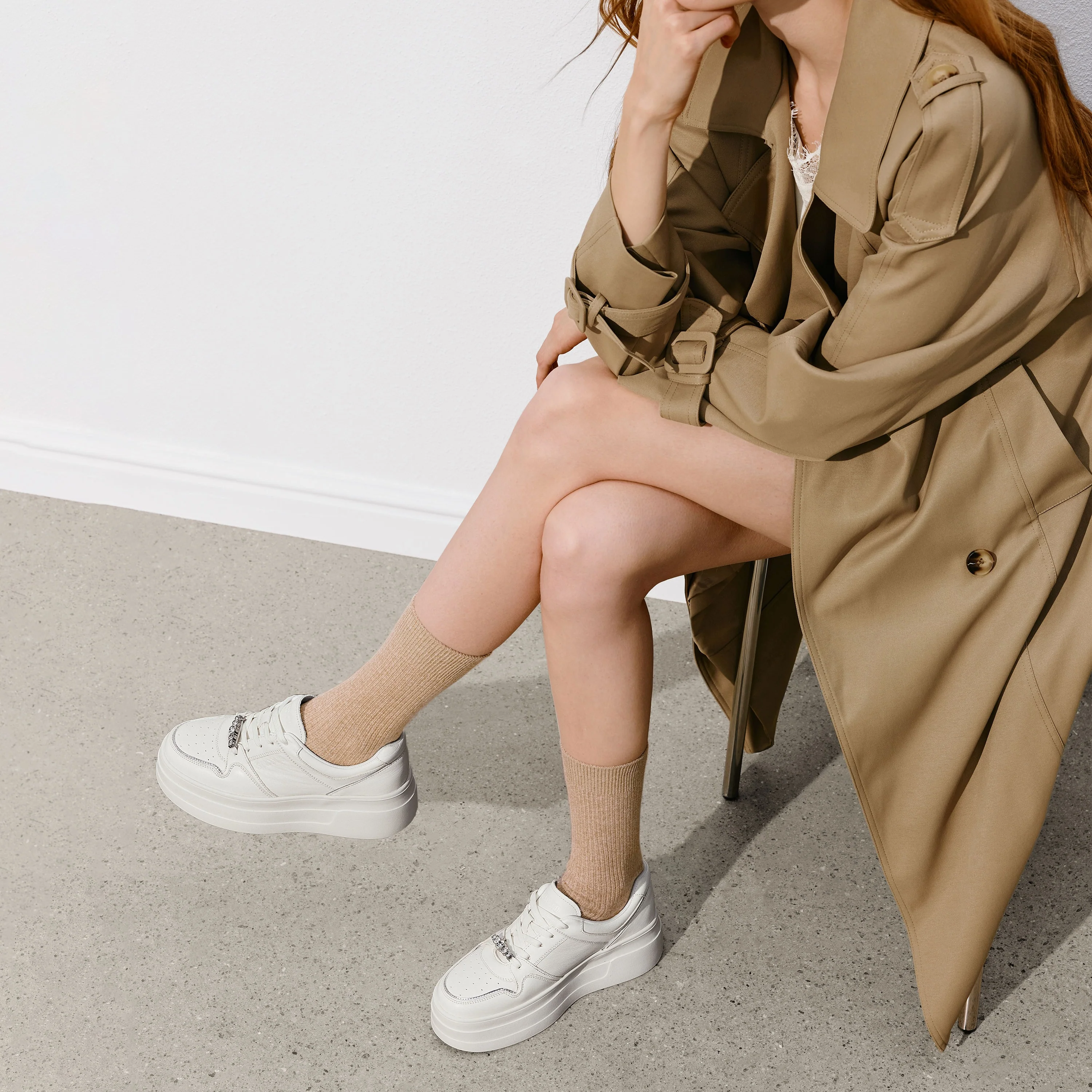 Sneakers – Platform Shoes A3832 - Image 6
