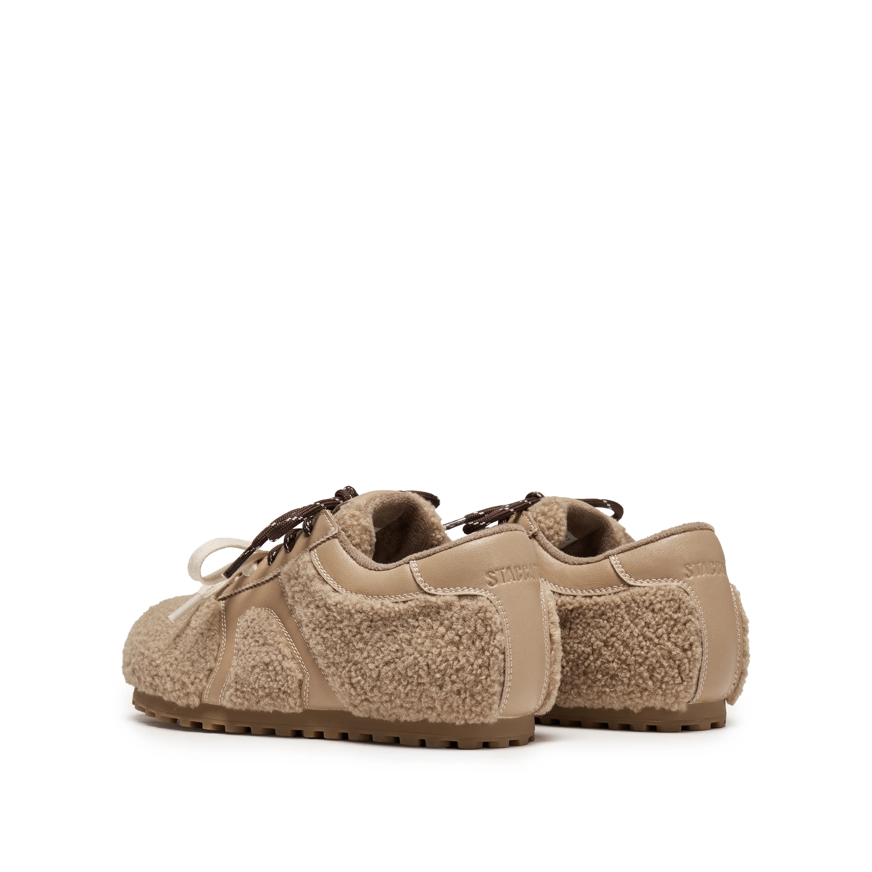 Sneakers - Retro Furry Sports Casual Flats S2901 - Image 9