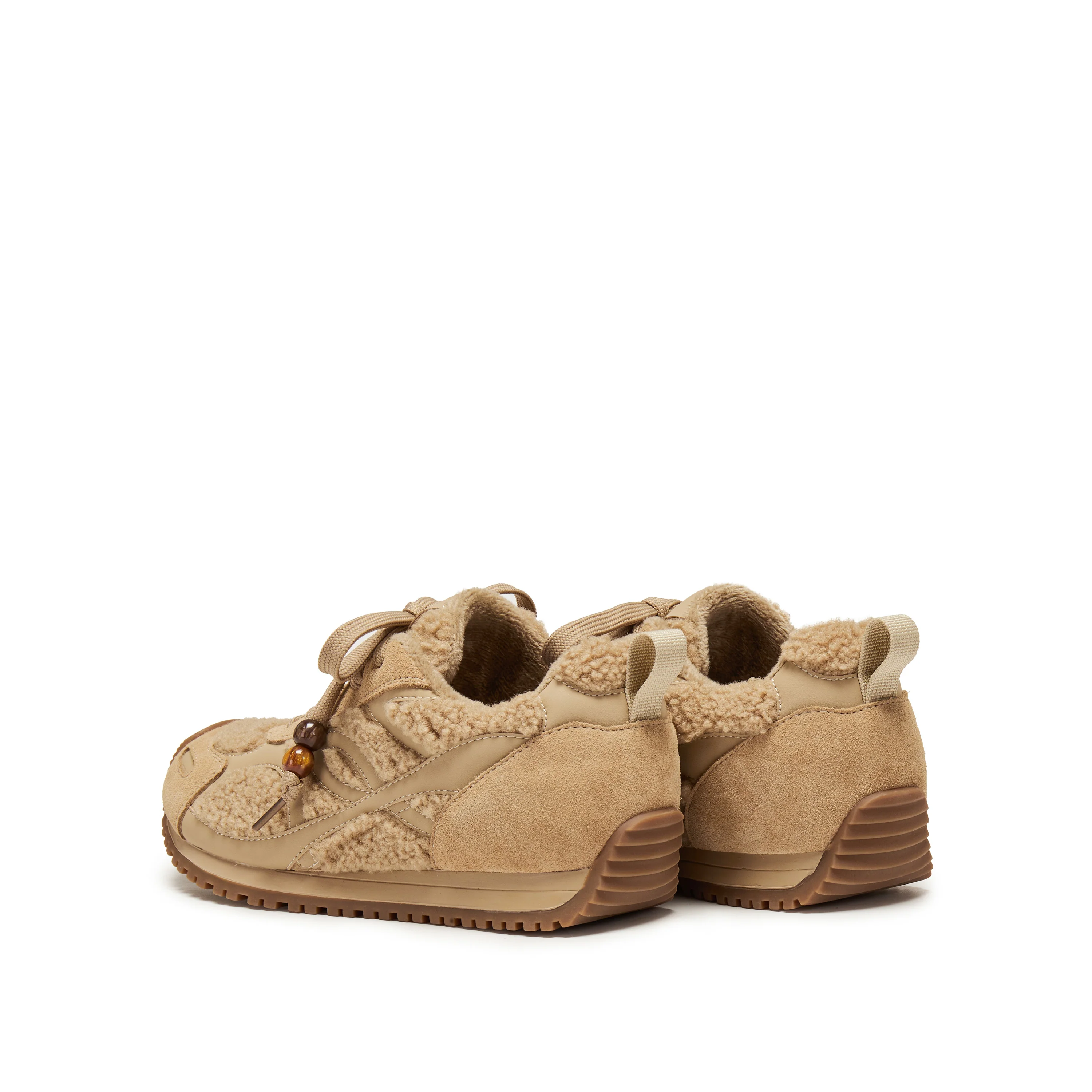 Sneakers - Retro Furry Warm Casual Flat Shoes J2570 - Image 11