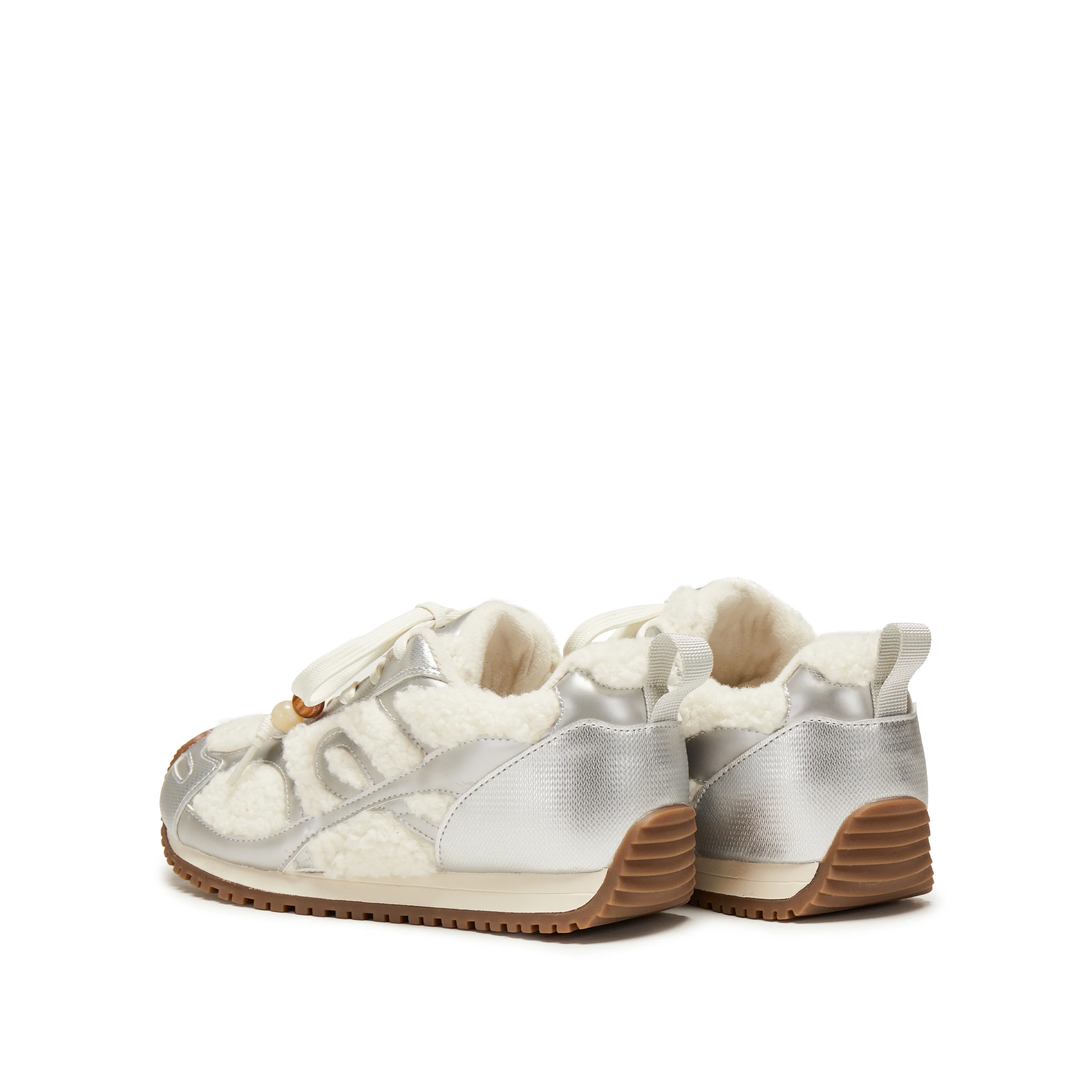 Sneakers - Retro Furry Warm Casual Flat Shoes J2570 - Image 3