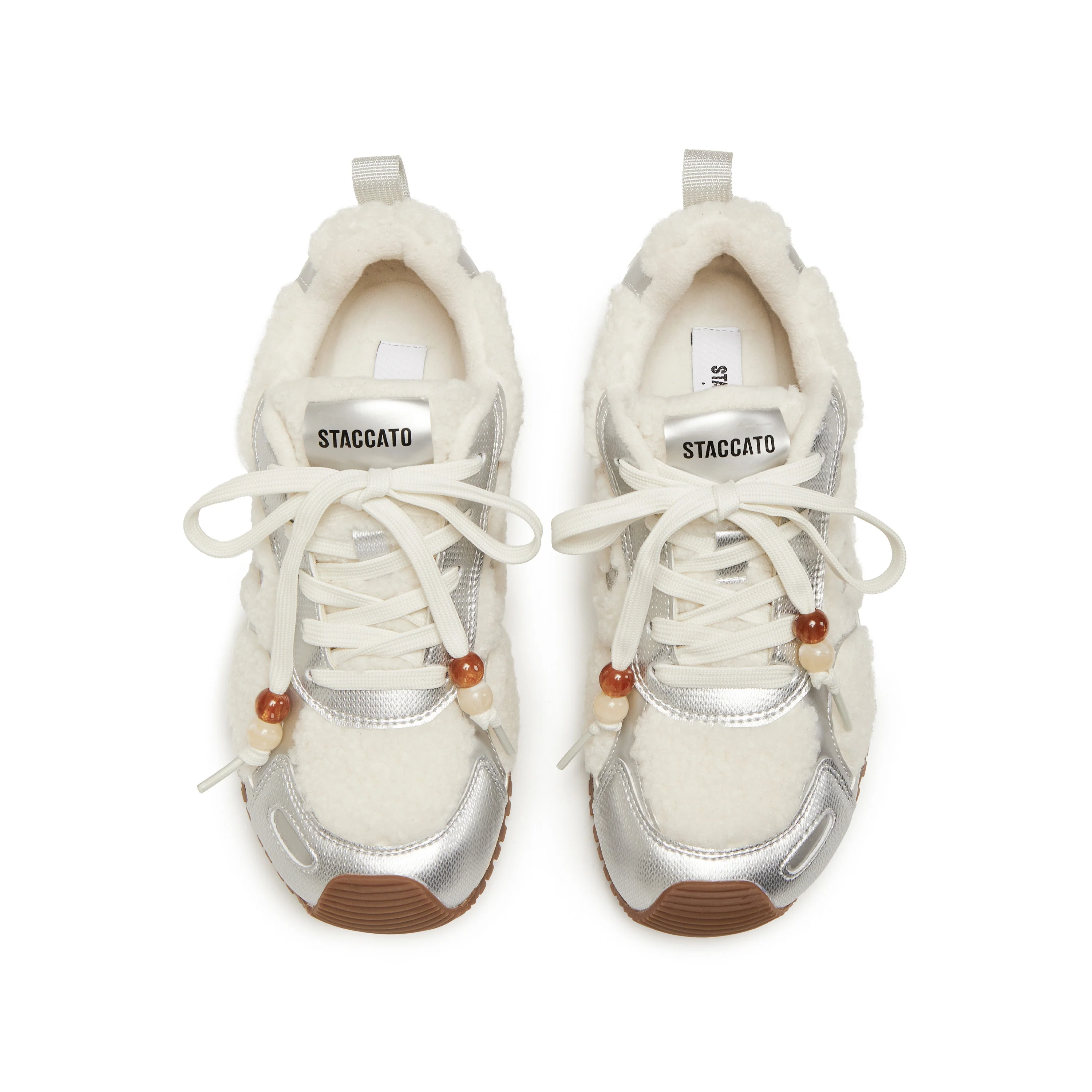 Sneakers - Retro Furry Warm Casual Flat Shoes J2570 - Image 4