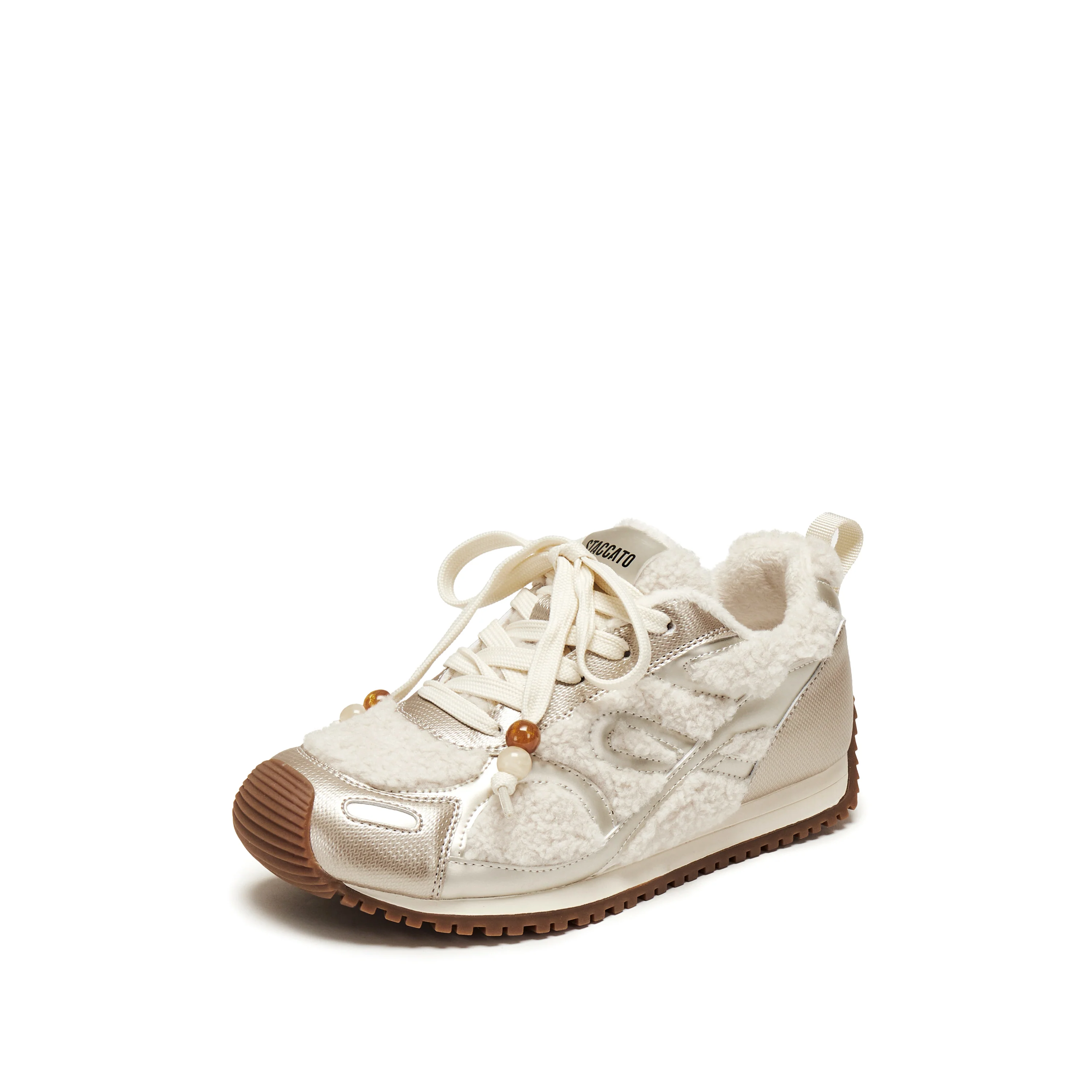 Sneakers - Retro Furry Warm Casual Flat Shoes J2570 - Image 5