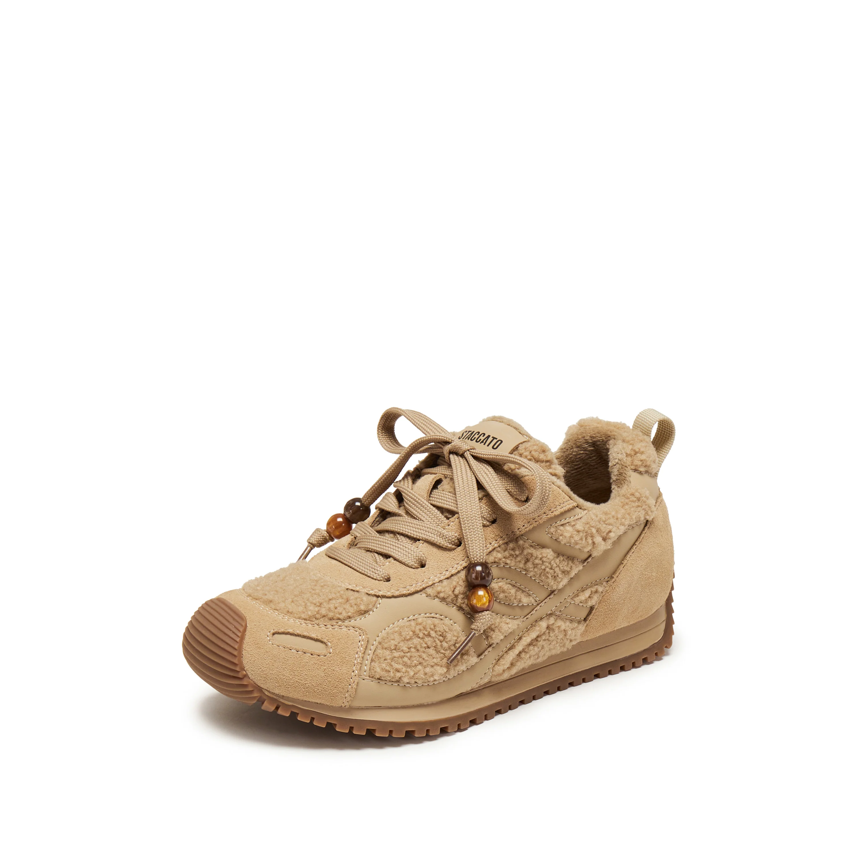 Sneakers - Retro Furry Warm Casual Flat Shoes J2570 - Image 9