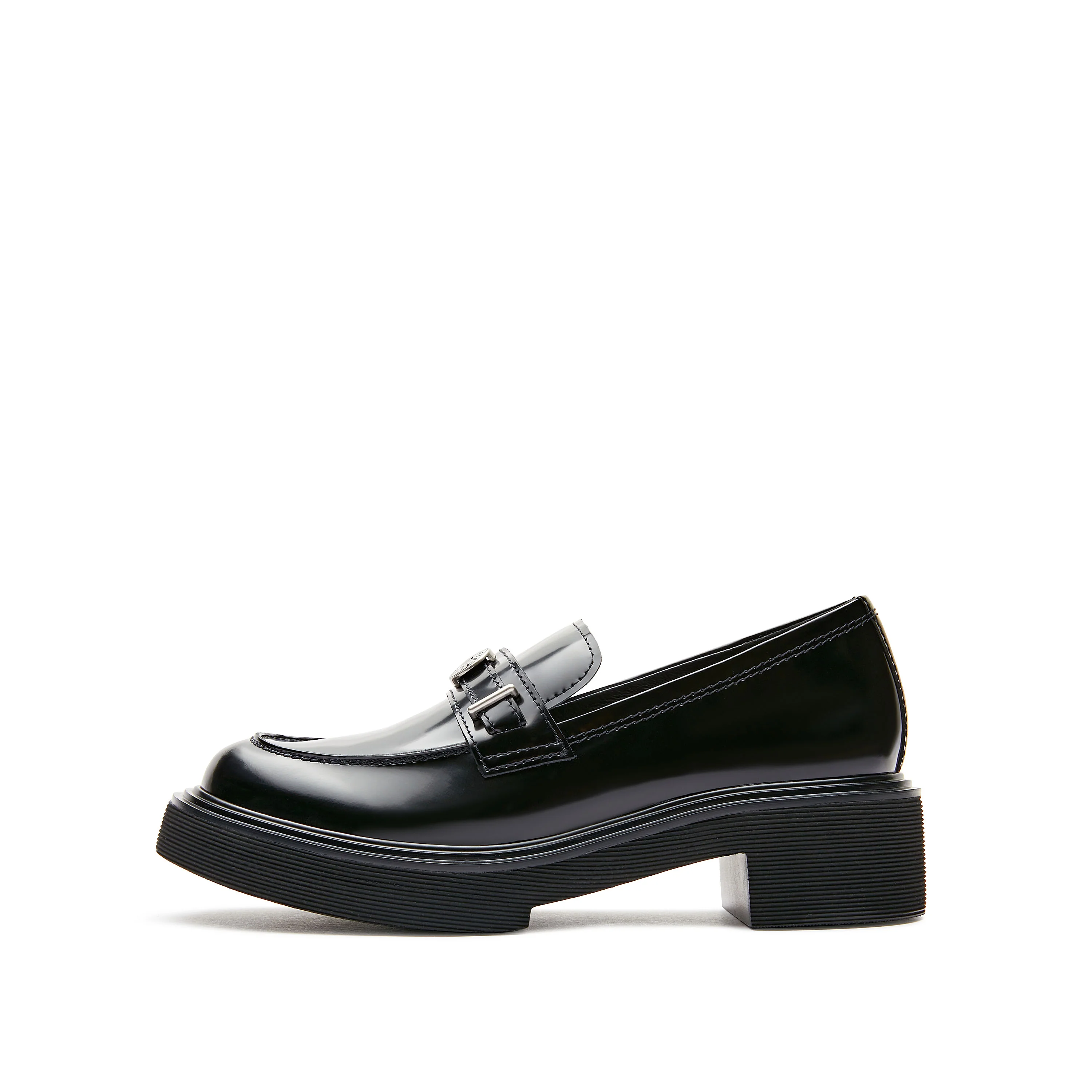 Loafers - Platform Slip-On Leather EGB13AA5 - Image 4