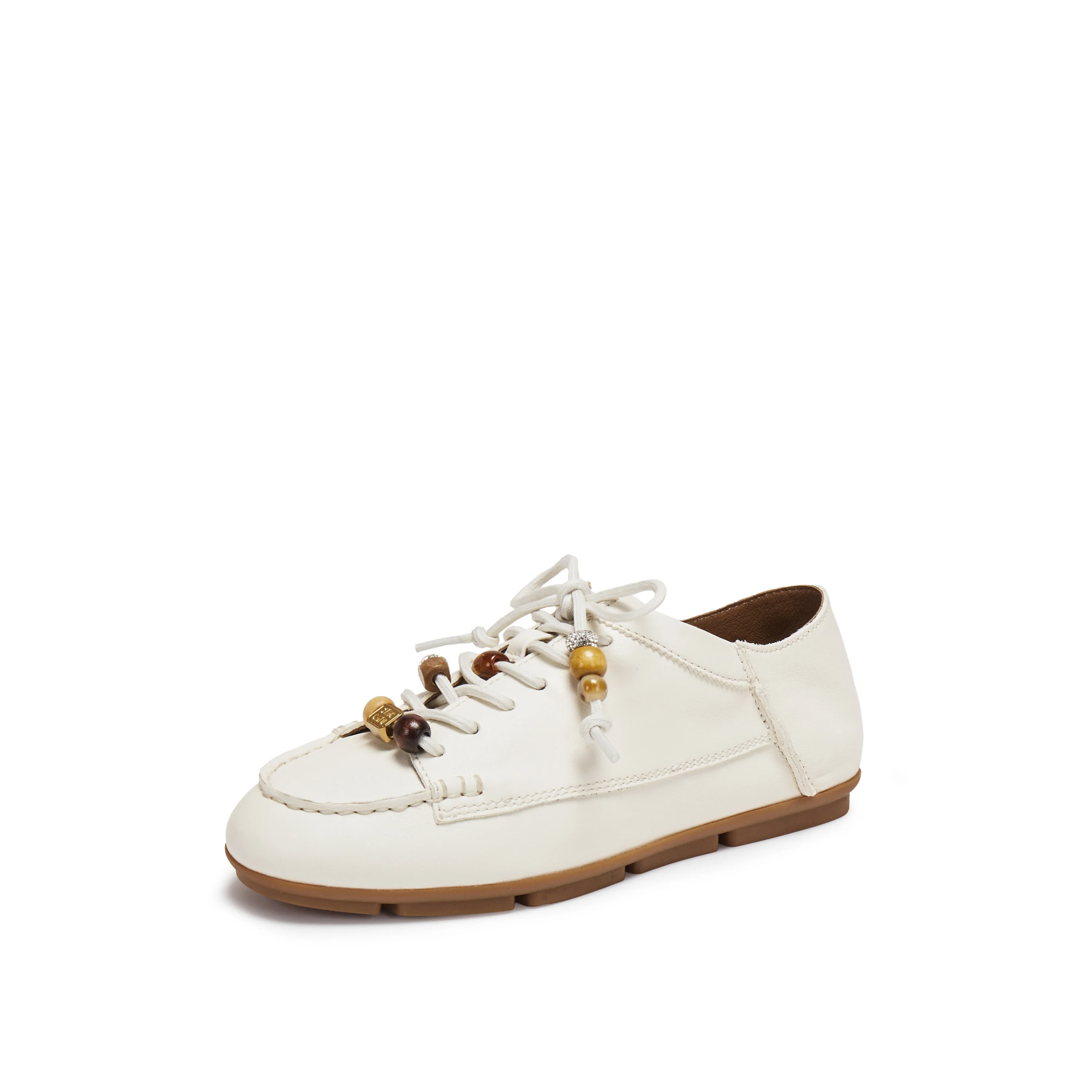 Flats - Oxford Lace-Up Comfortable Leather EJR06AM6 - Image 2
