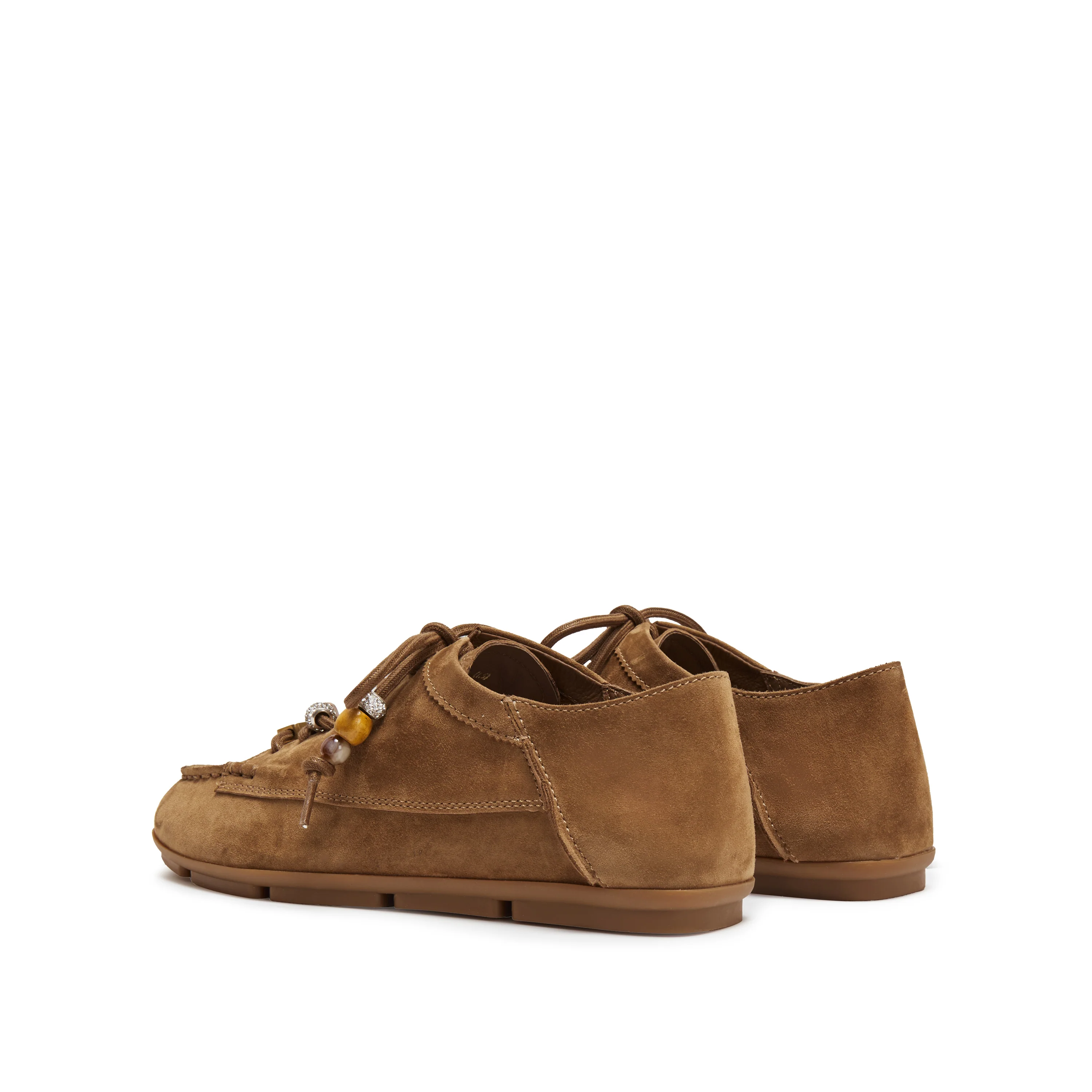 Flats - Oxford Lace-Up Comfortable Leather EJR06AM6 - Image 4