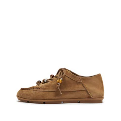 Flats - Oxford Lace-Up Comfortable Leather EJR06AM6 - Image 6